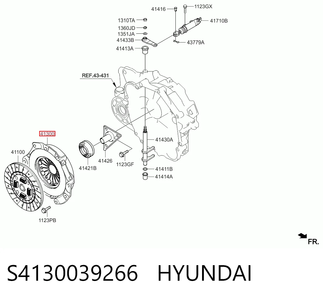 4130039266 VALEO Нажимной диск сцепления