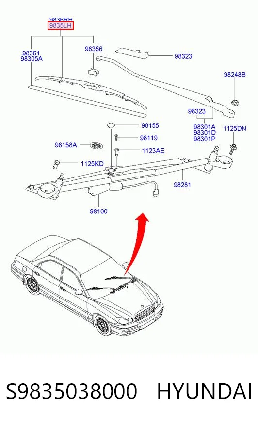 Купить W1F550V Polcar Щетка-дворник лобового стекла водительская