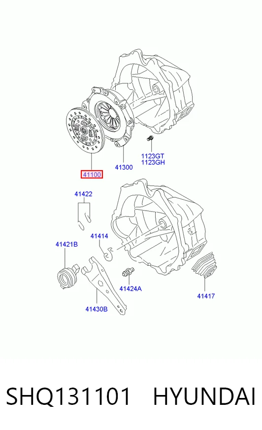  Диск сцепления Hyundai Galloper 