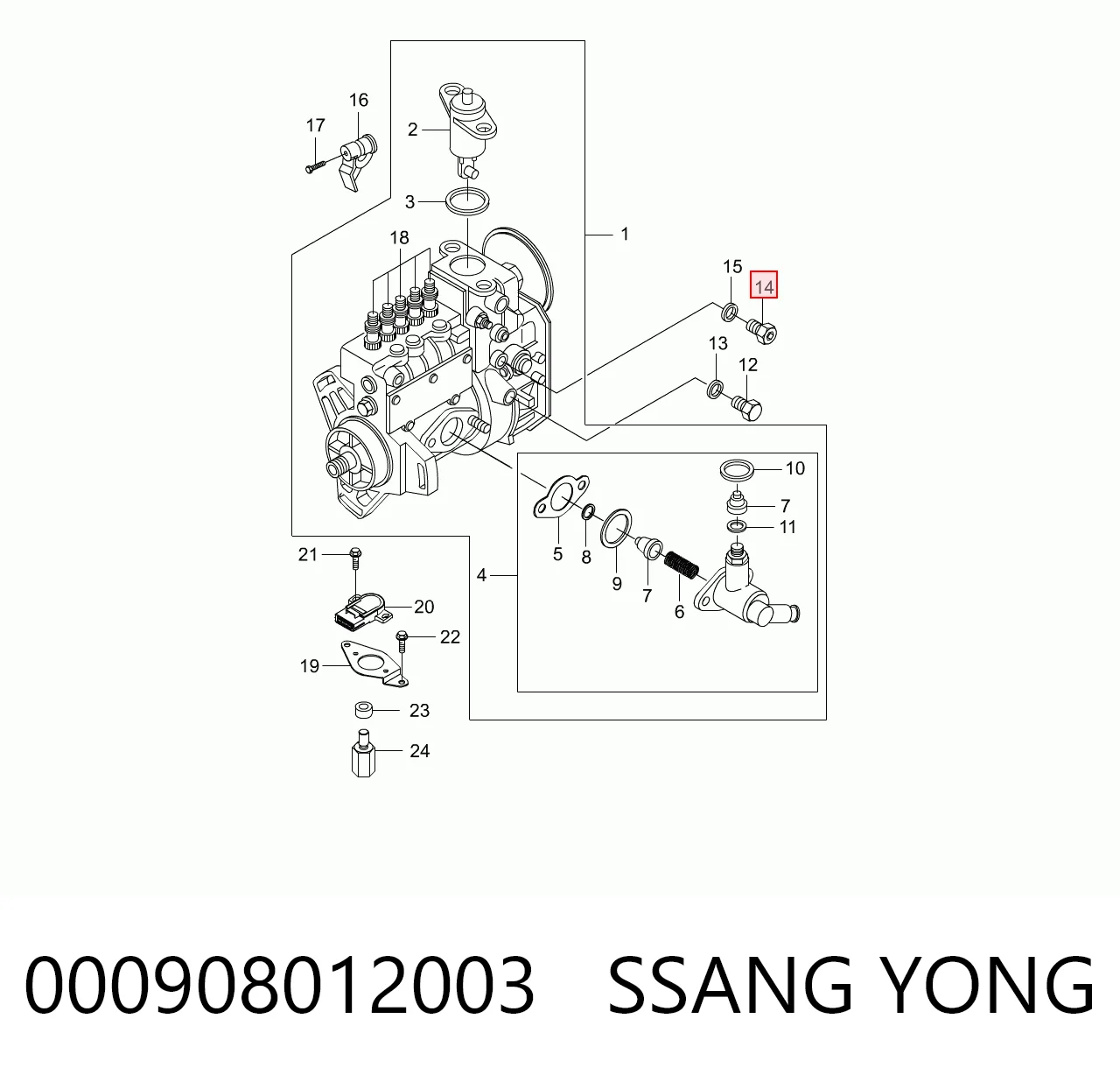 000908012003 Ssang Yong