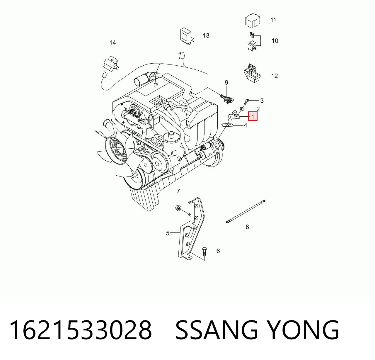 ДПКВ на SsangYong Actyon SPORTS QJ