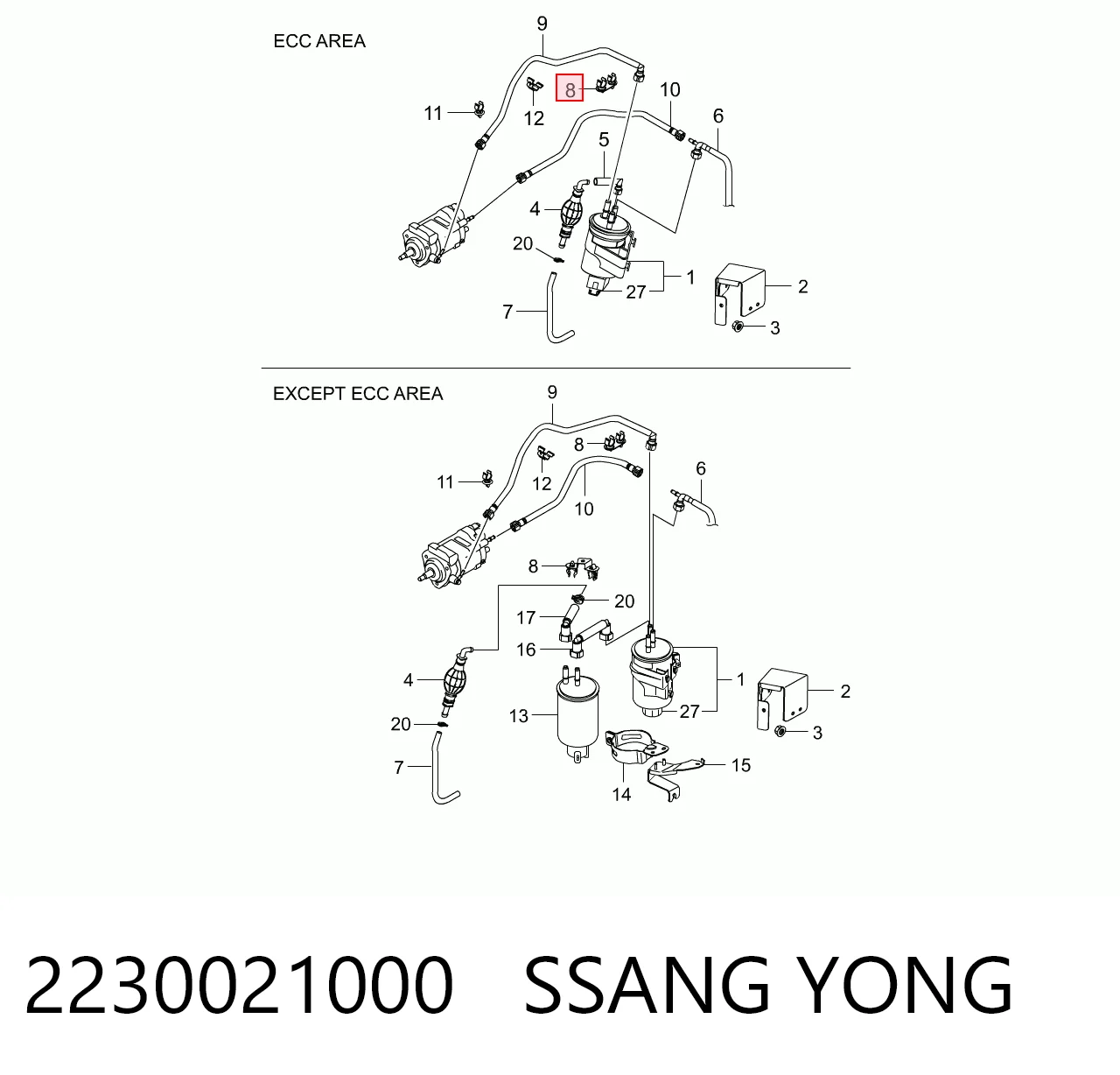 2230021000 Ssang Yong