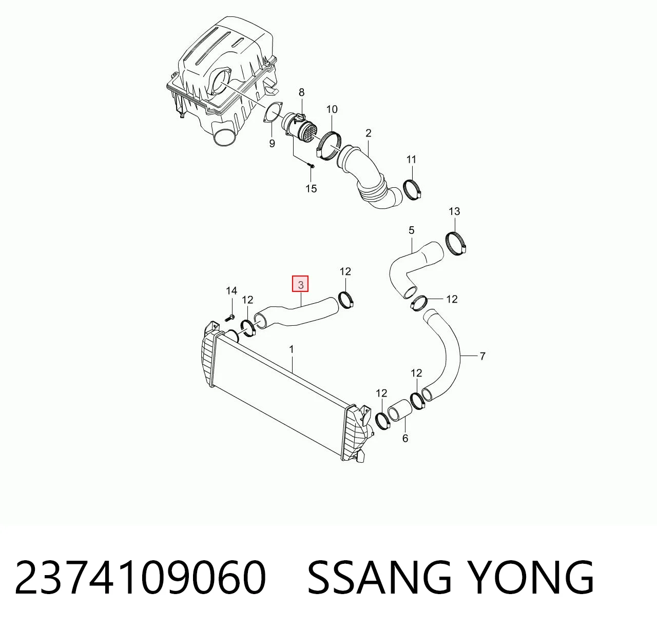 2374109060 Ssang Yong 