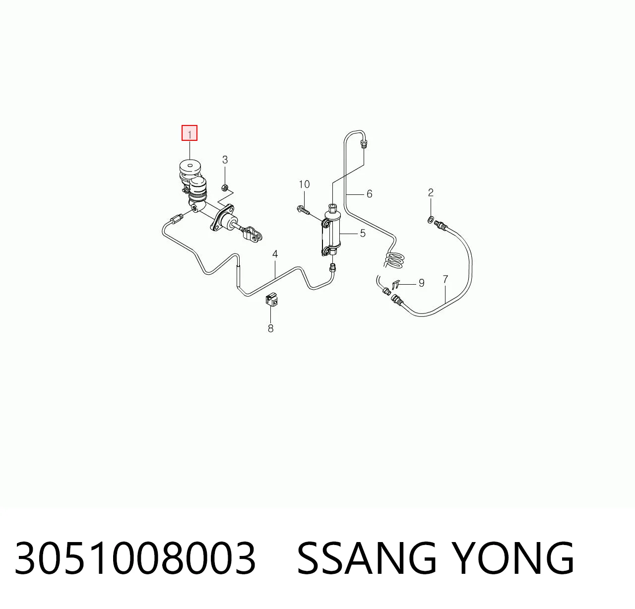 ГЦС Hyundai/Kia 3051008001 цена, от 38.58 USD
