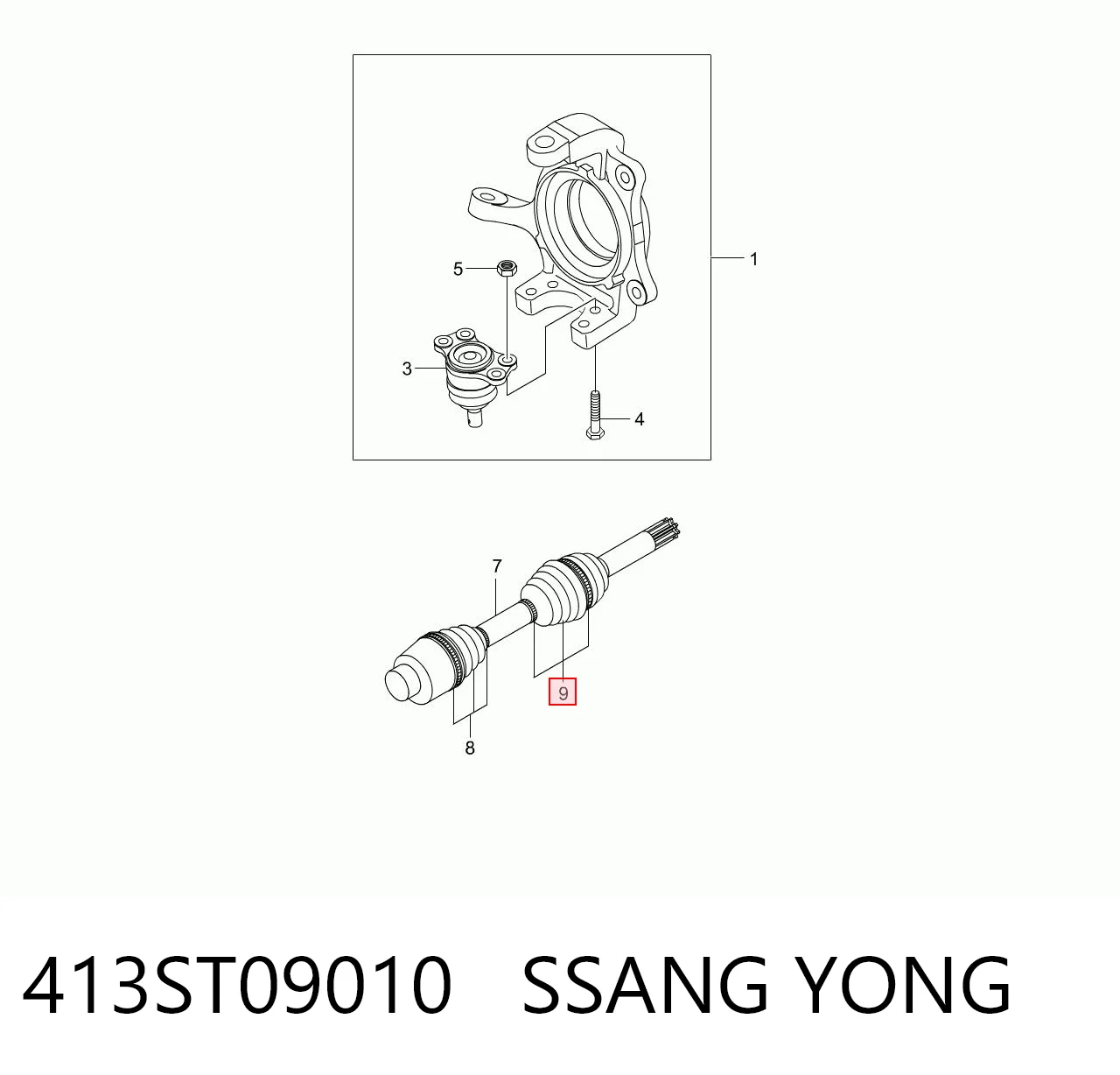 Пыльник ШРУСа наружный SY0004 DAC