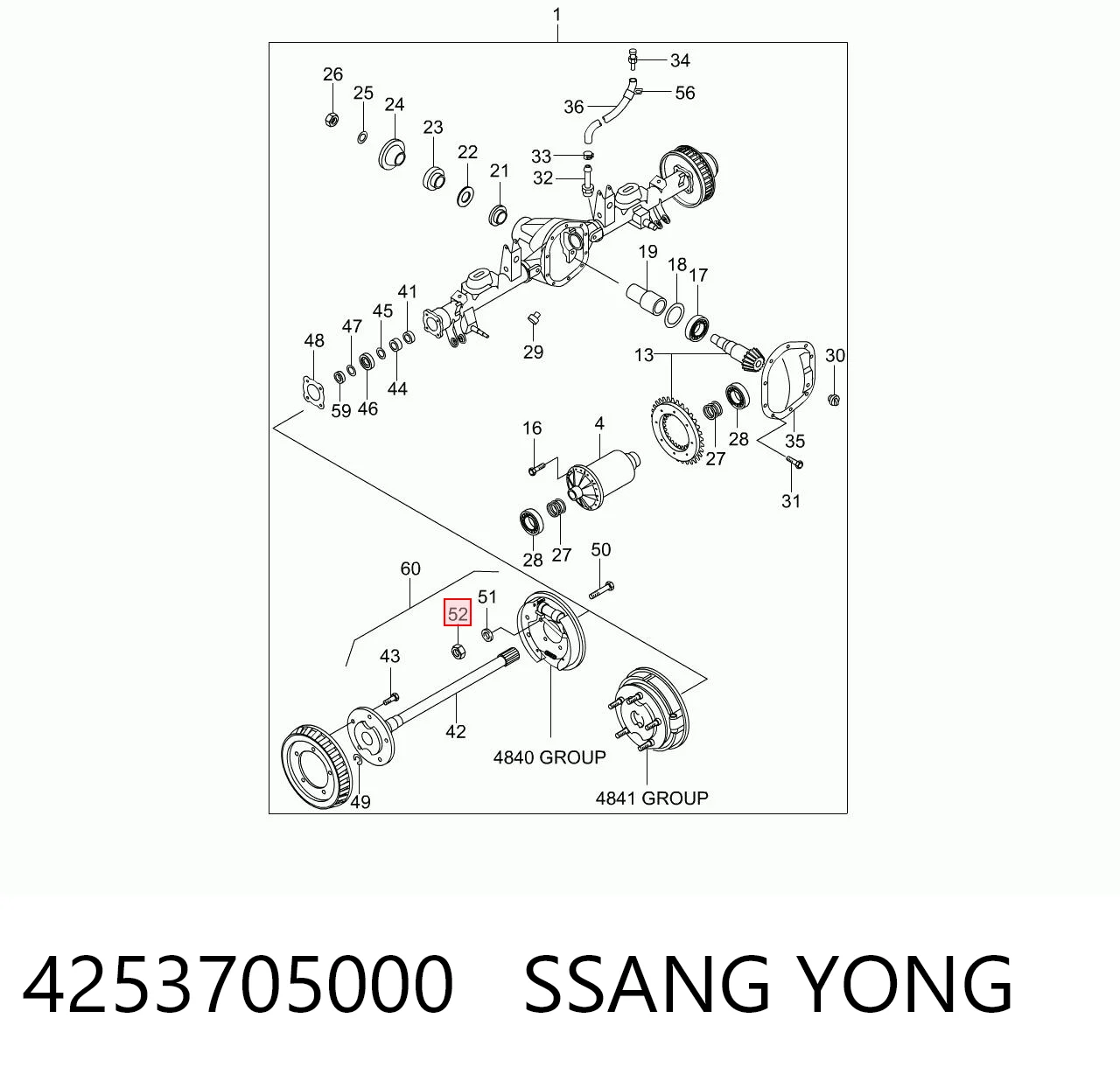 4253705000 Ssang Yong