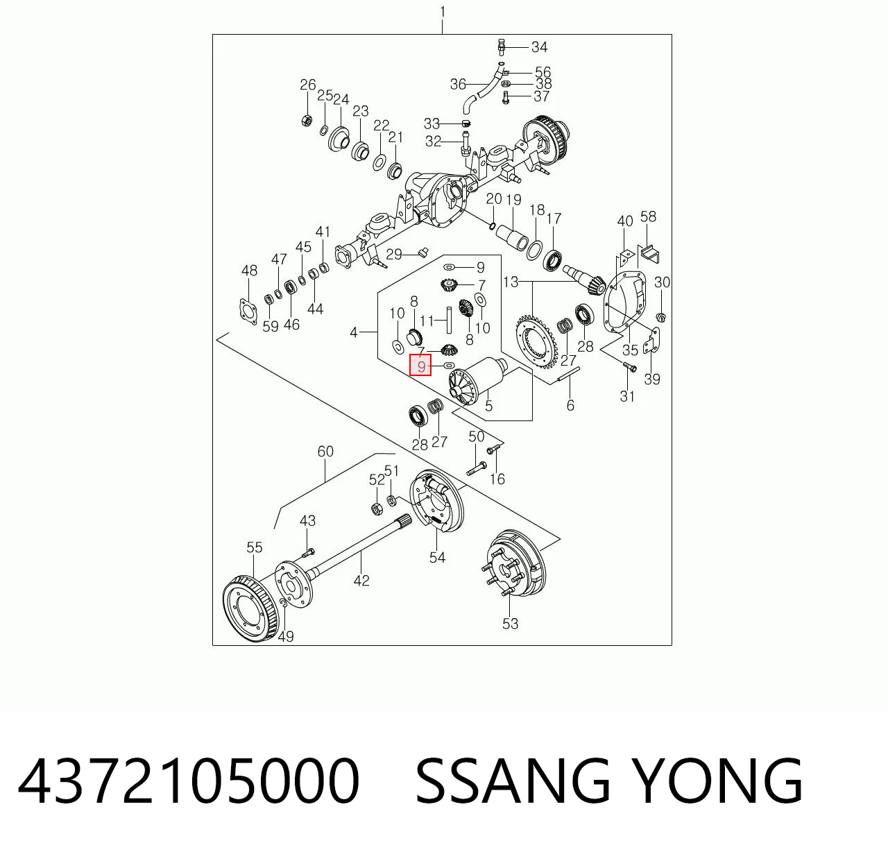 4372105000 Ssang Yong