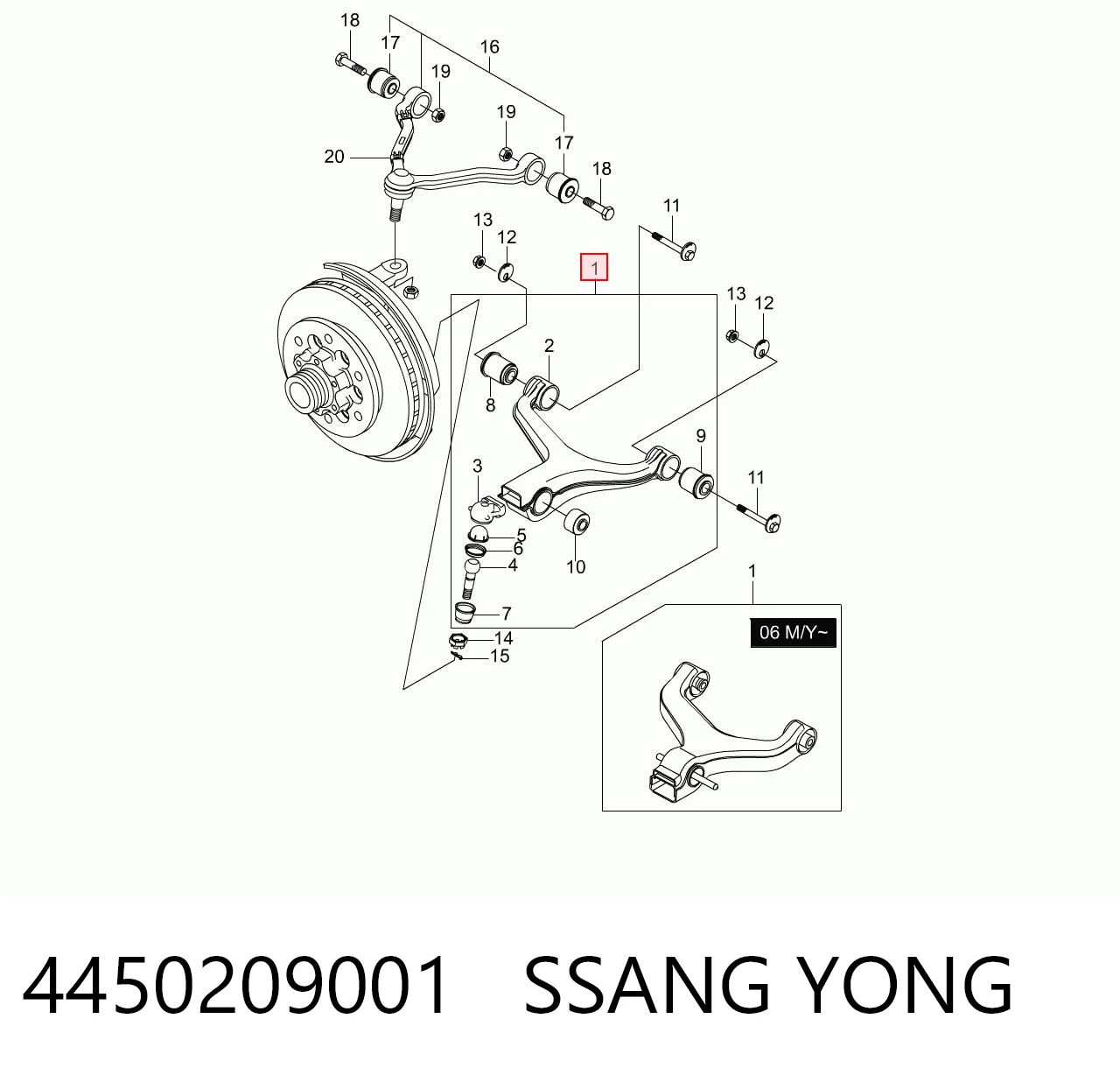Нижний рычаг 5702354ASX Stellox