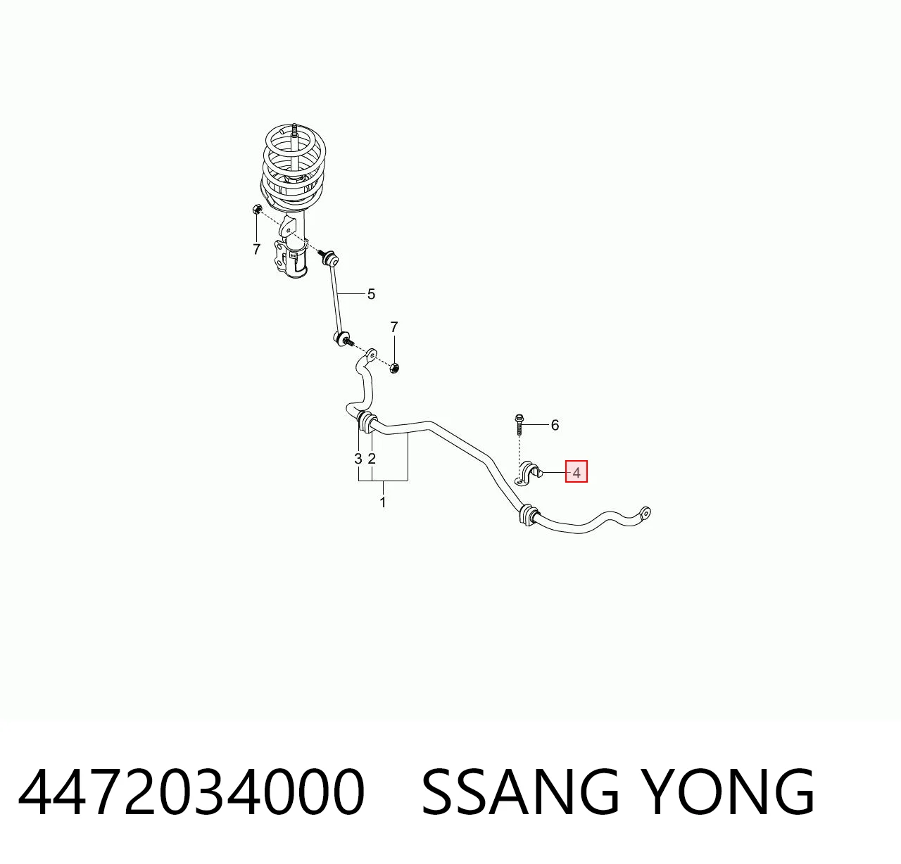 4472034000 Ssang Yong 