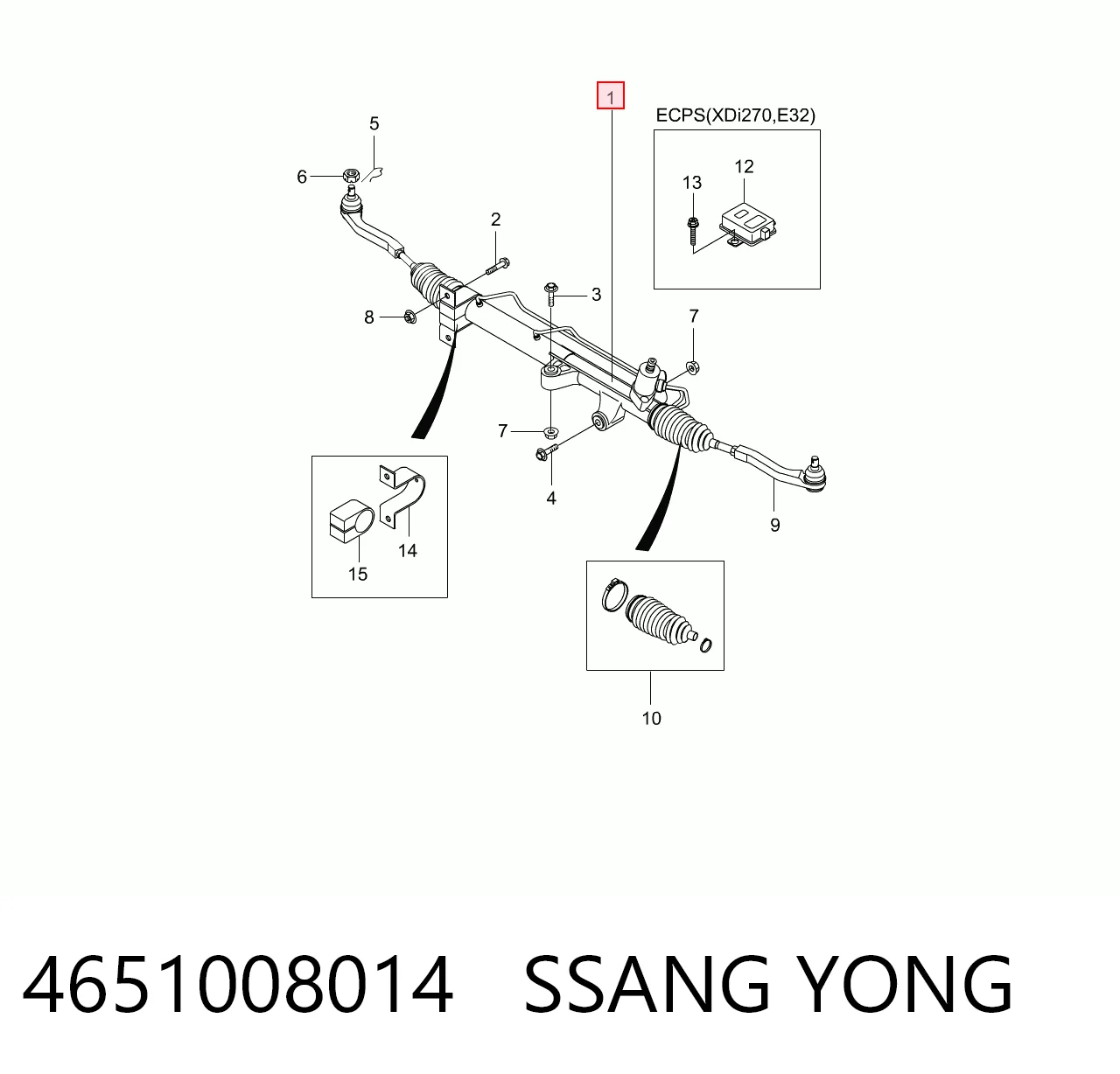 Реечный рулевой механизм AGR SS9206 цена, от 338.55 USD