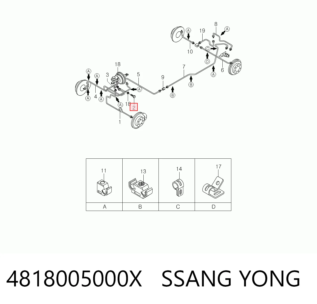 4818005000X Ssang Yong