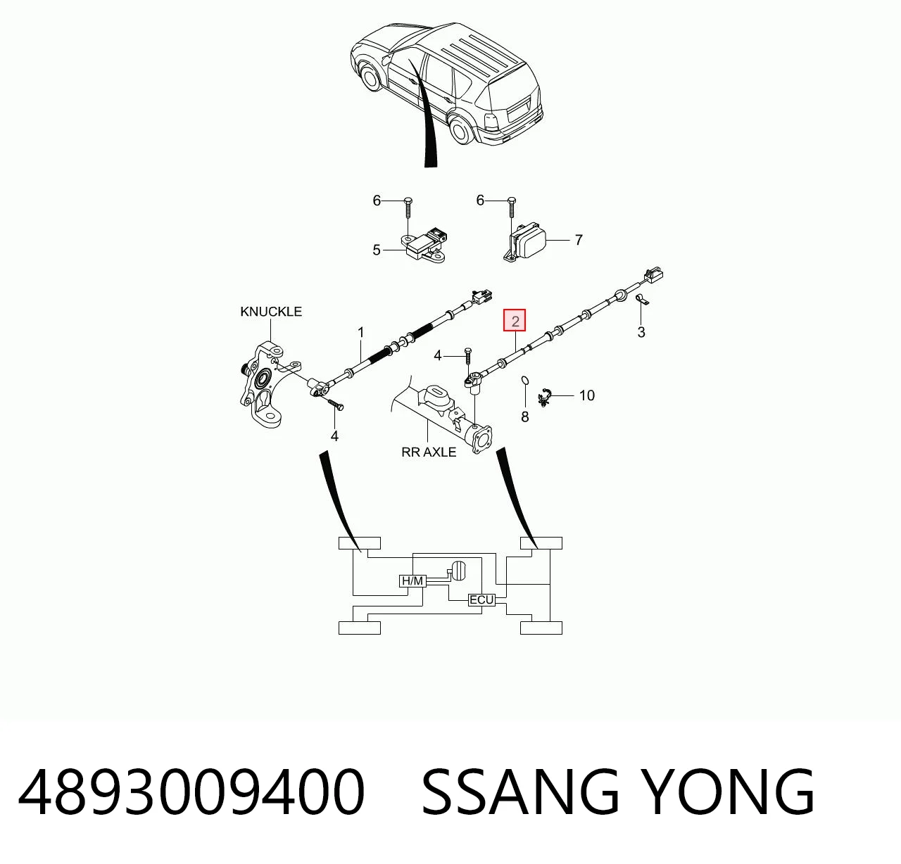 4893009400 Ssang Yong 
