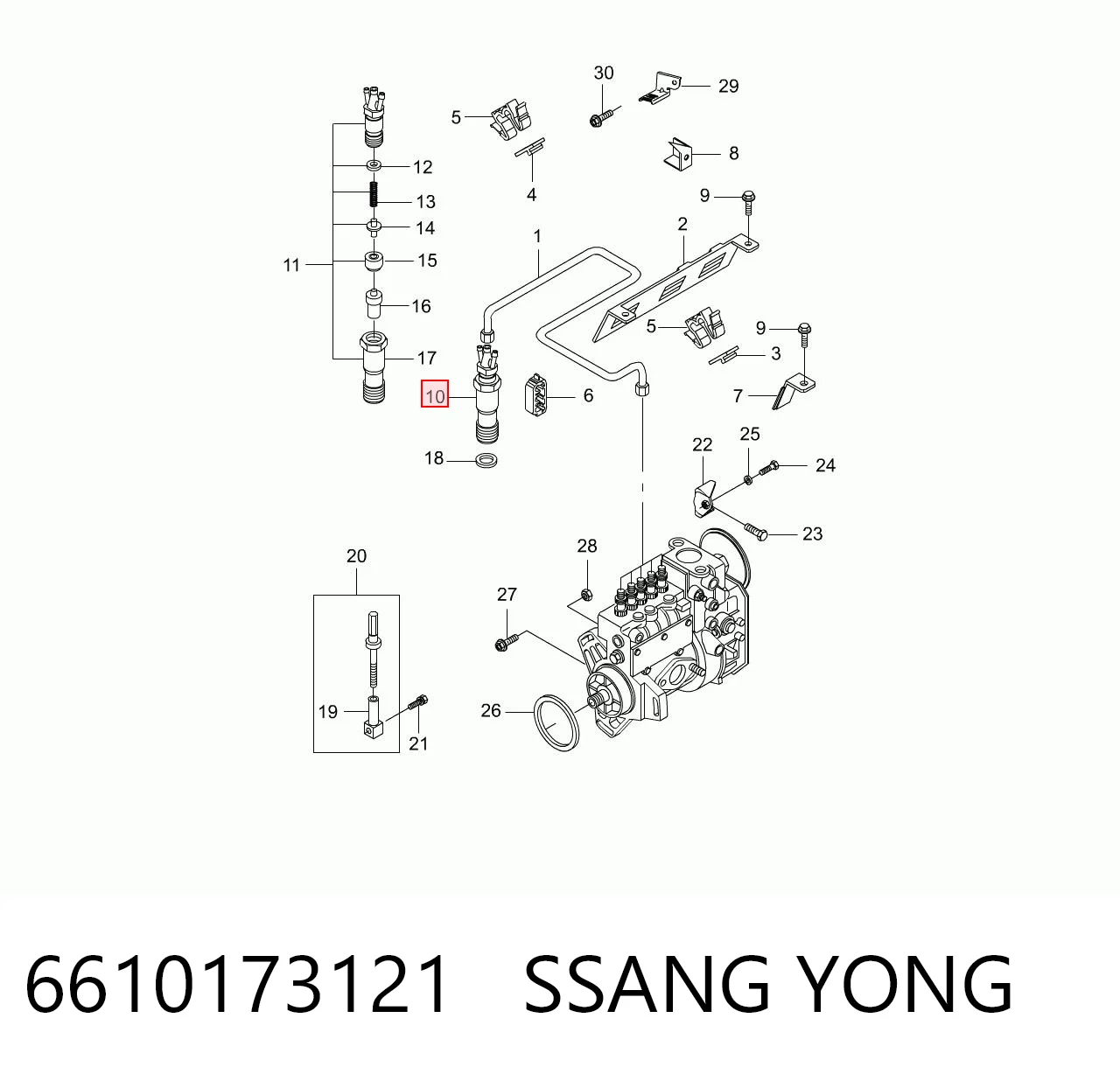 986430197 Bosch Топливные форсунки