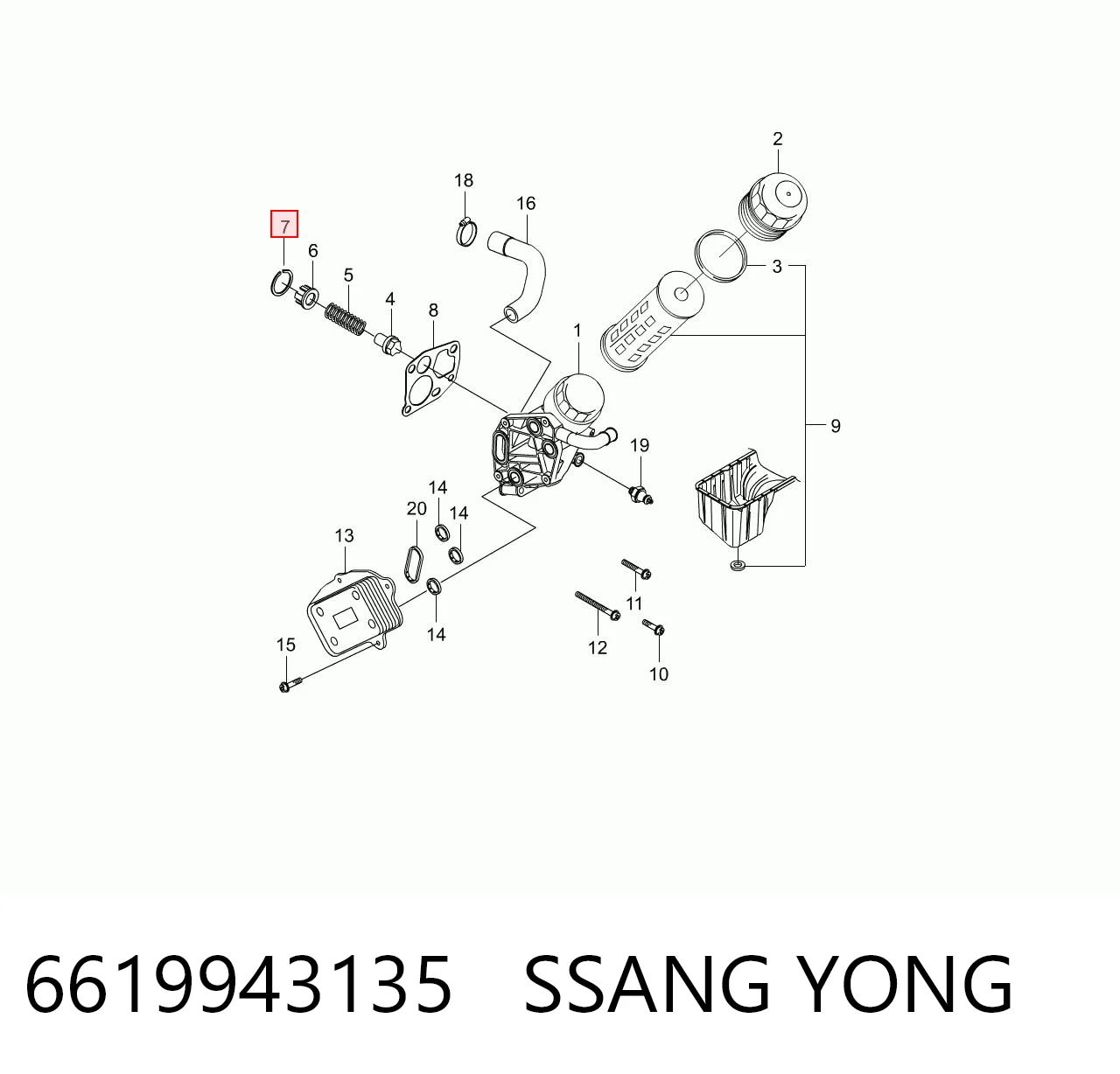 6619943135 Ssang Yong