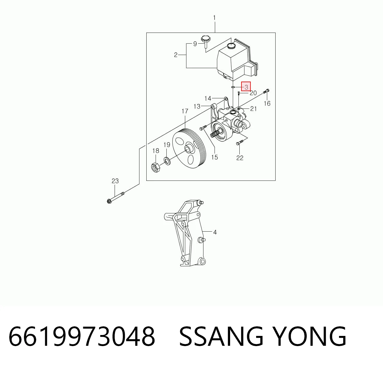 6619973048 Ssang Yong