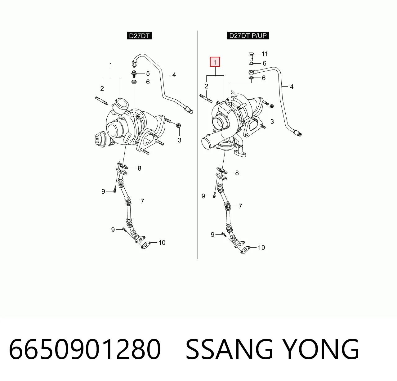 Турбонаддув на SsangYong Rexton I RJ