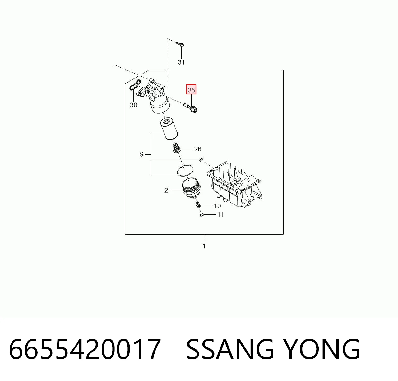 Манометры (указатель давления масла) SsangYong Actyon внедорожник (2011 - 2026) цена, от 8.17 USD