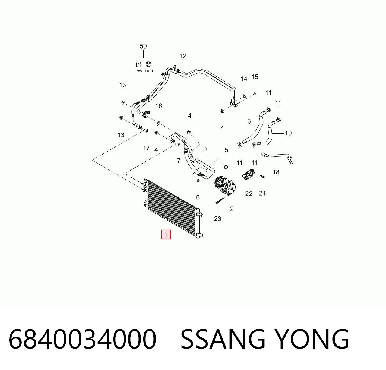 Конденсатор кондиционера FPS 66K431 цена, от 75.75 USD