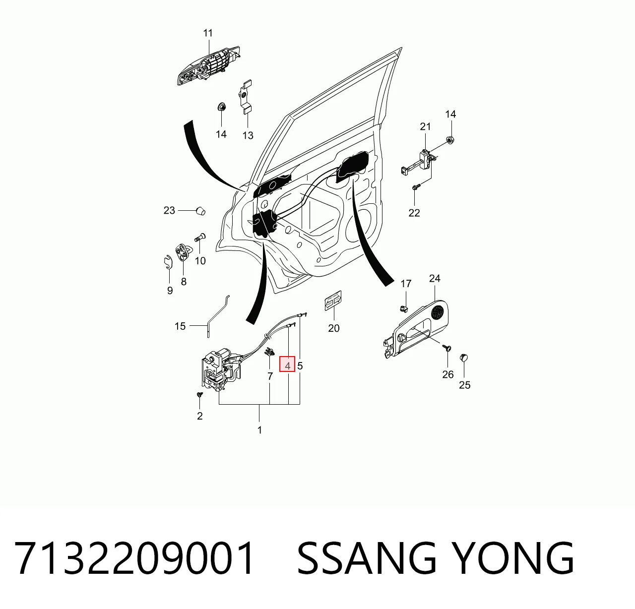 7132209001 Ssang Yong 