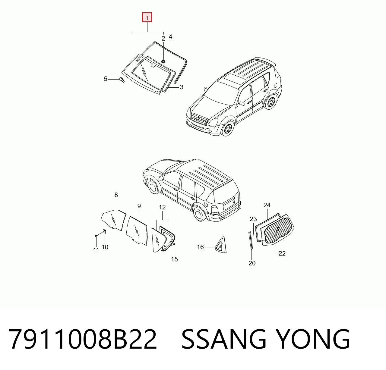 Стекло лобовое XYG AB62692A цена, от 103.75 USD