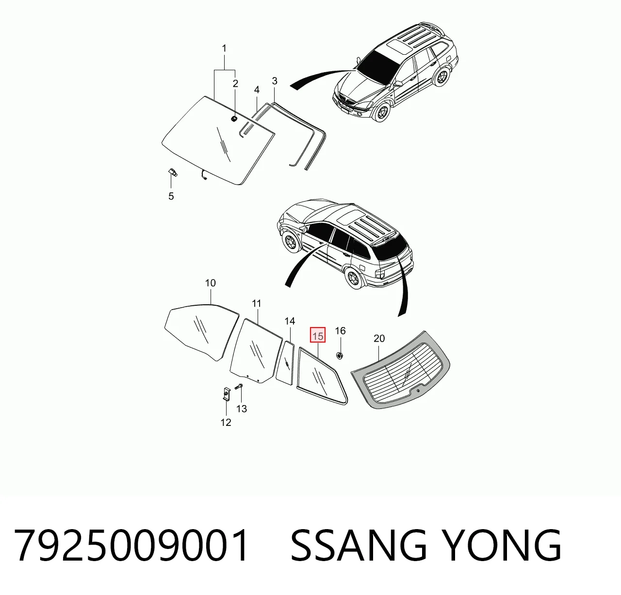 7925009001 Ssang Yong