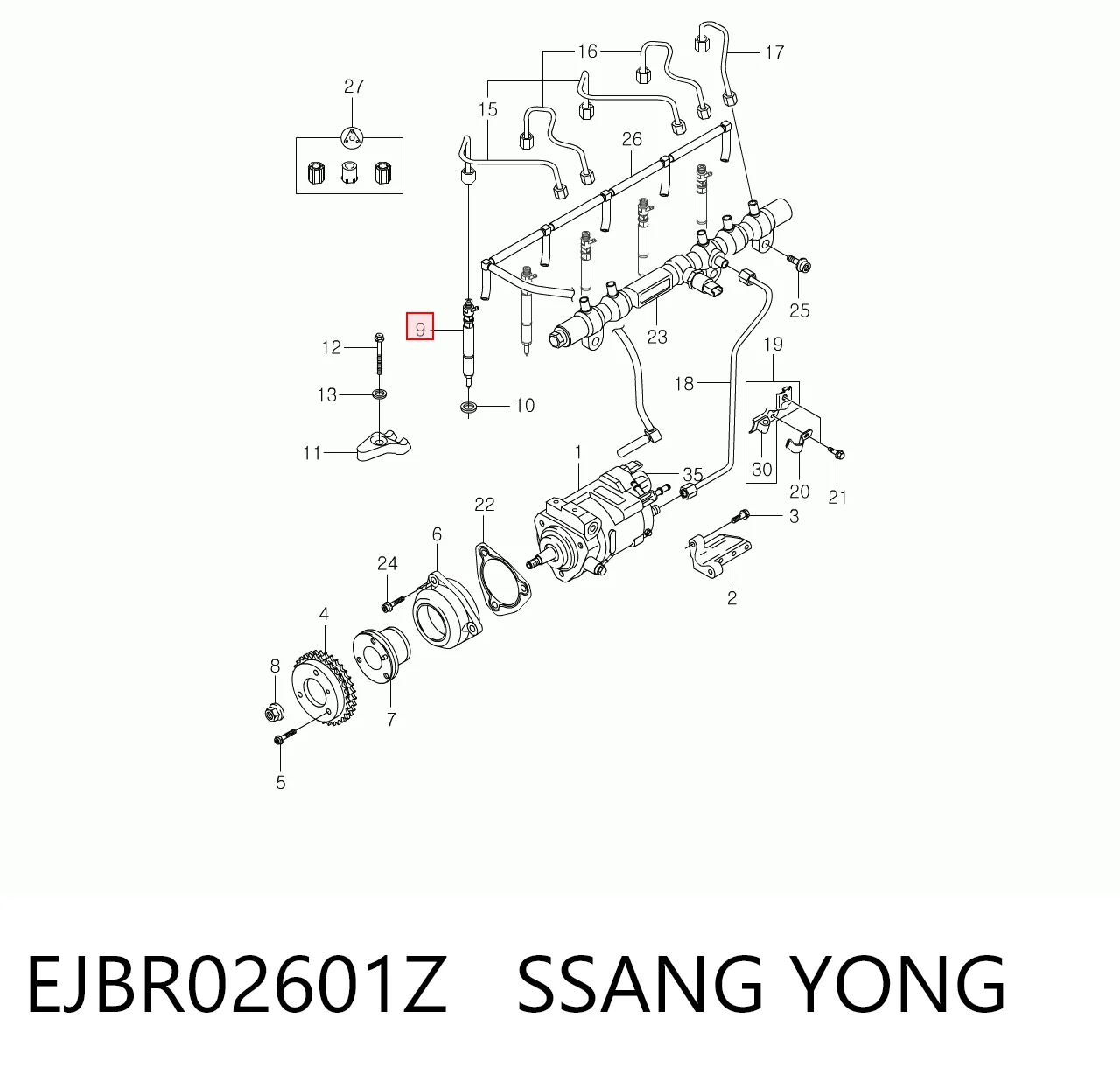 Форсунка инжектора Lizarte R02601Z цена, от 158.68 USD