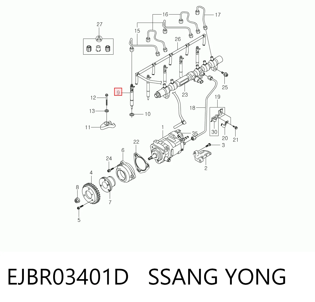 Топливные форсунки R02601Z Lizarte