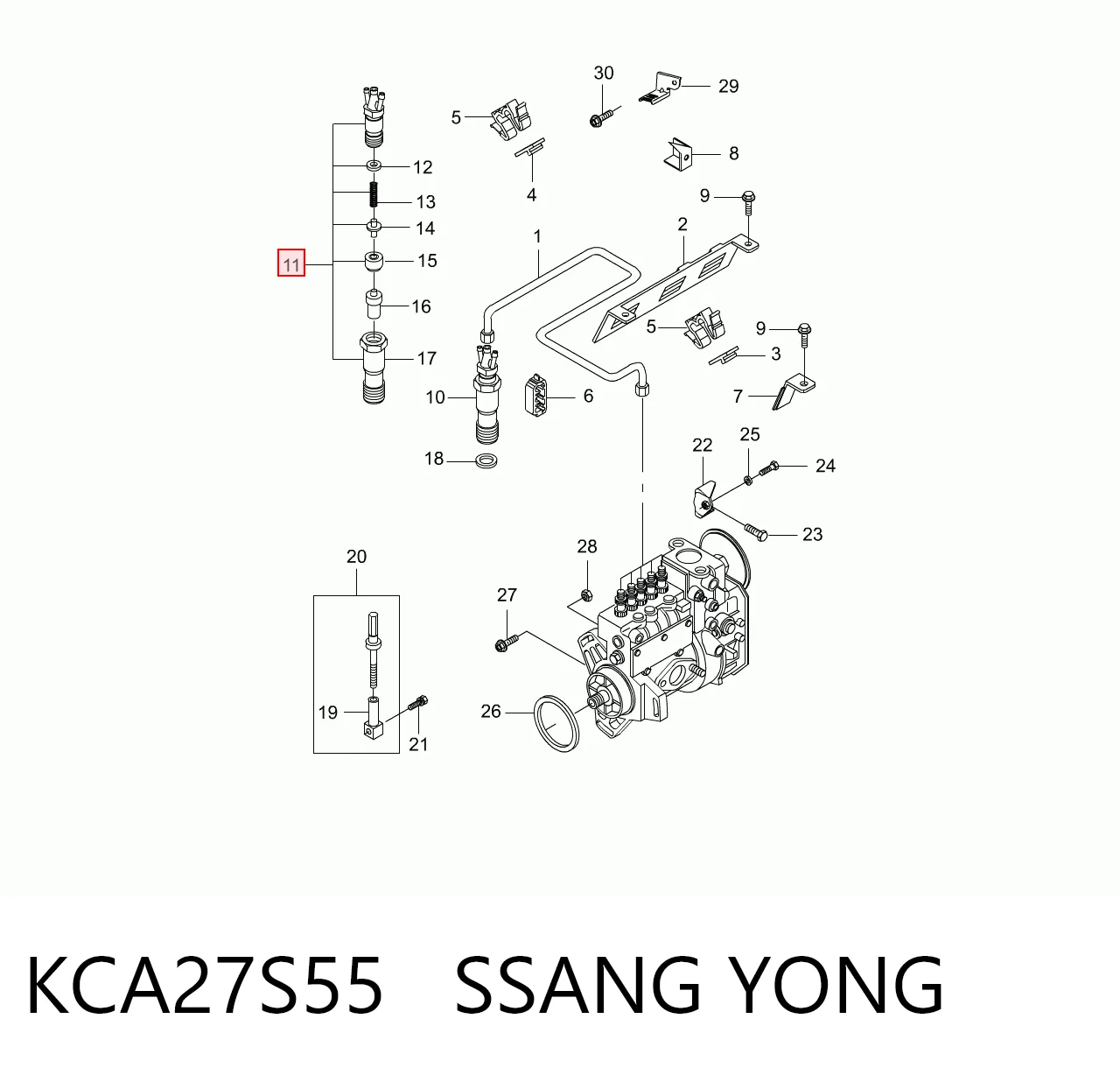 430211066 Bosch Топливные форсунки
