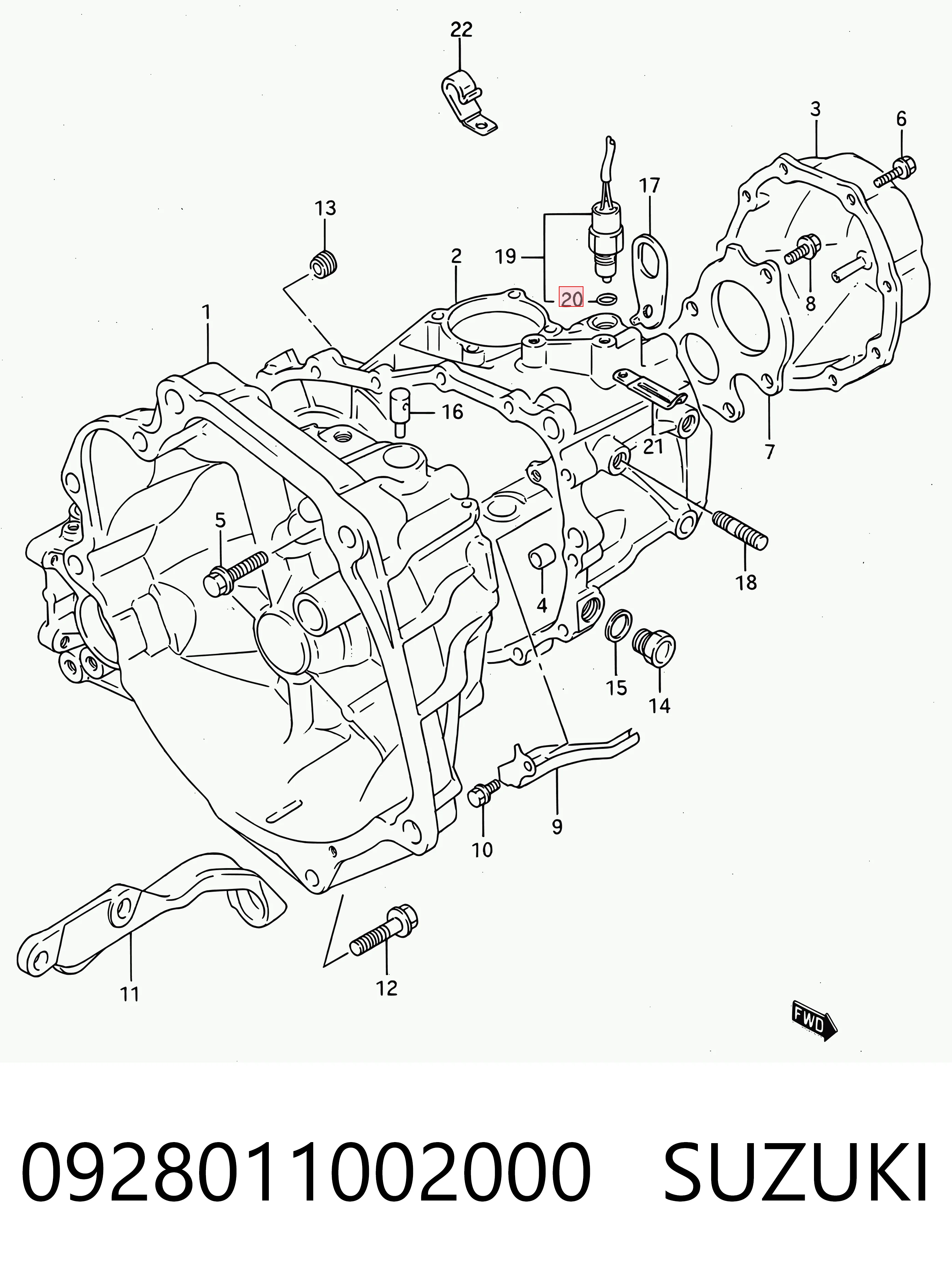 0928011002000 Suzuki