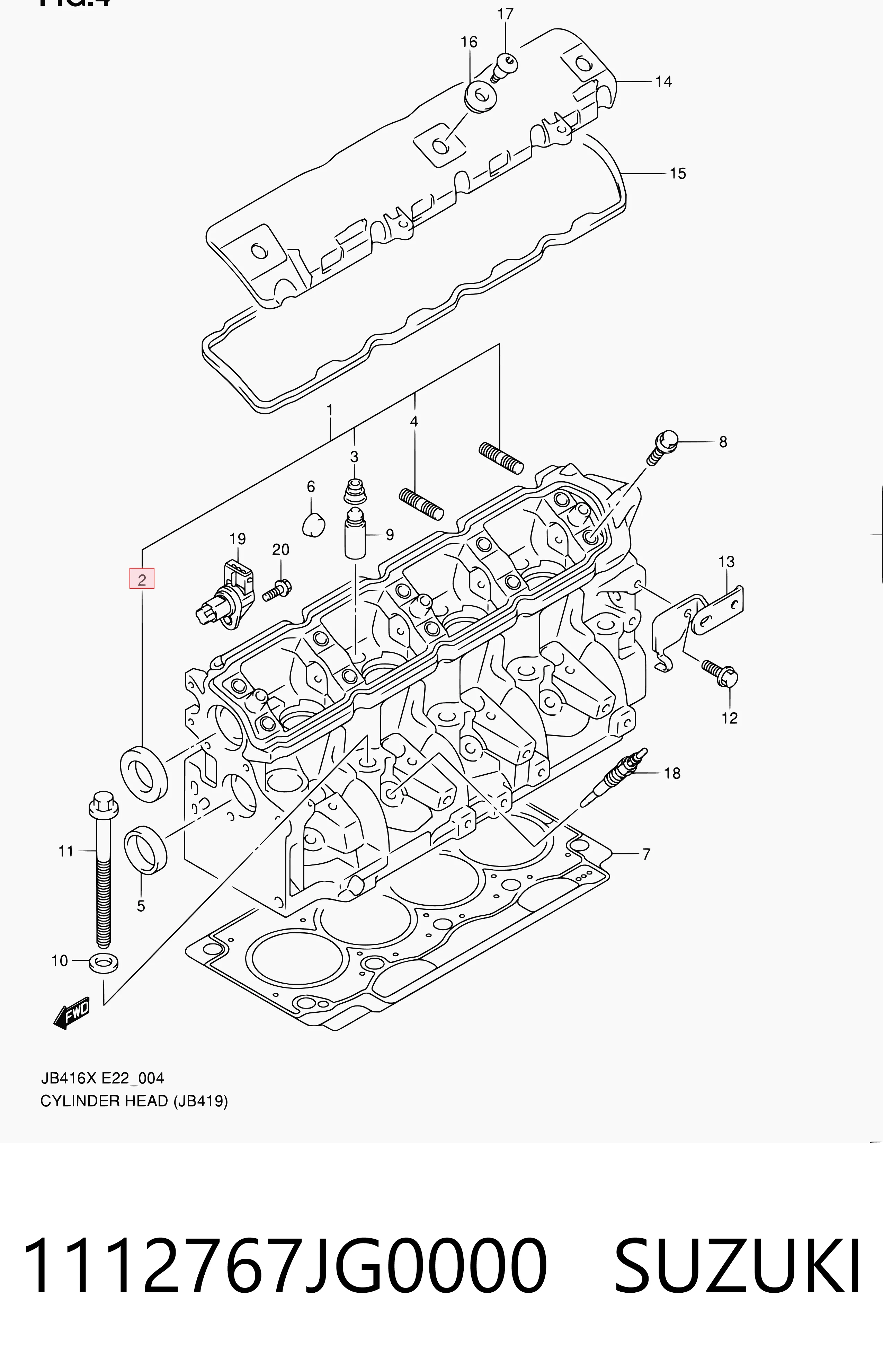 N15036 Japan Cars Сальник двигателя, распредвала
