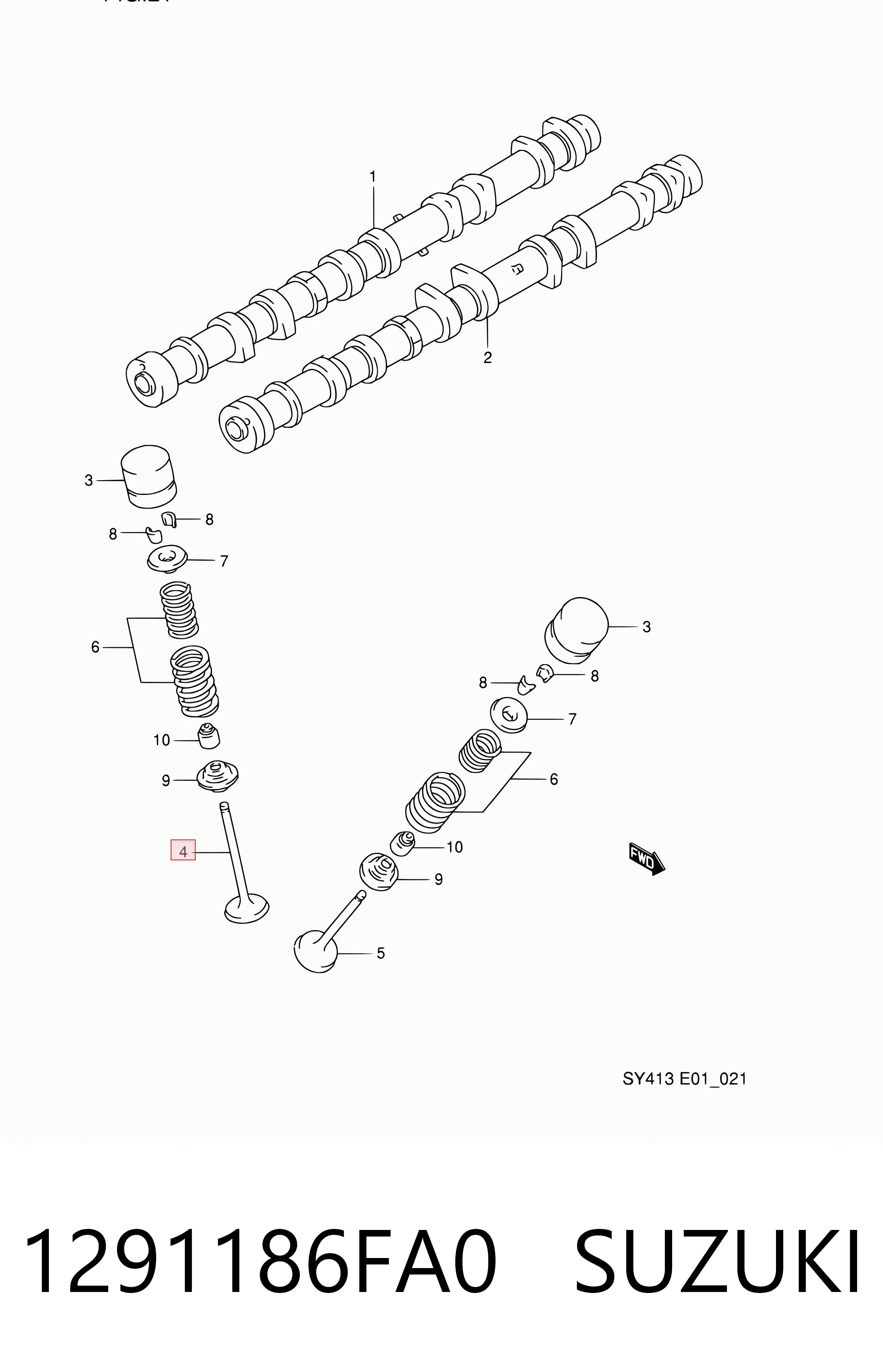 Купить V162140 BGA Впускной клапан