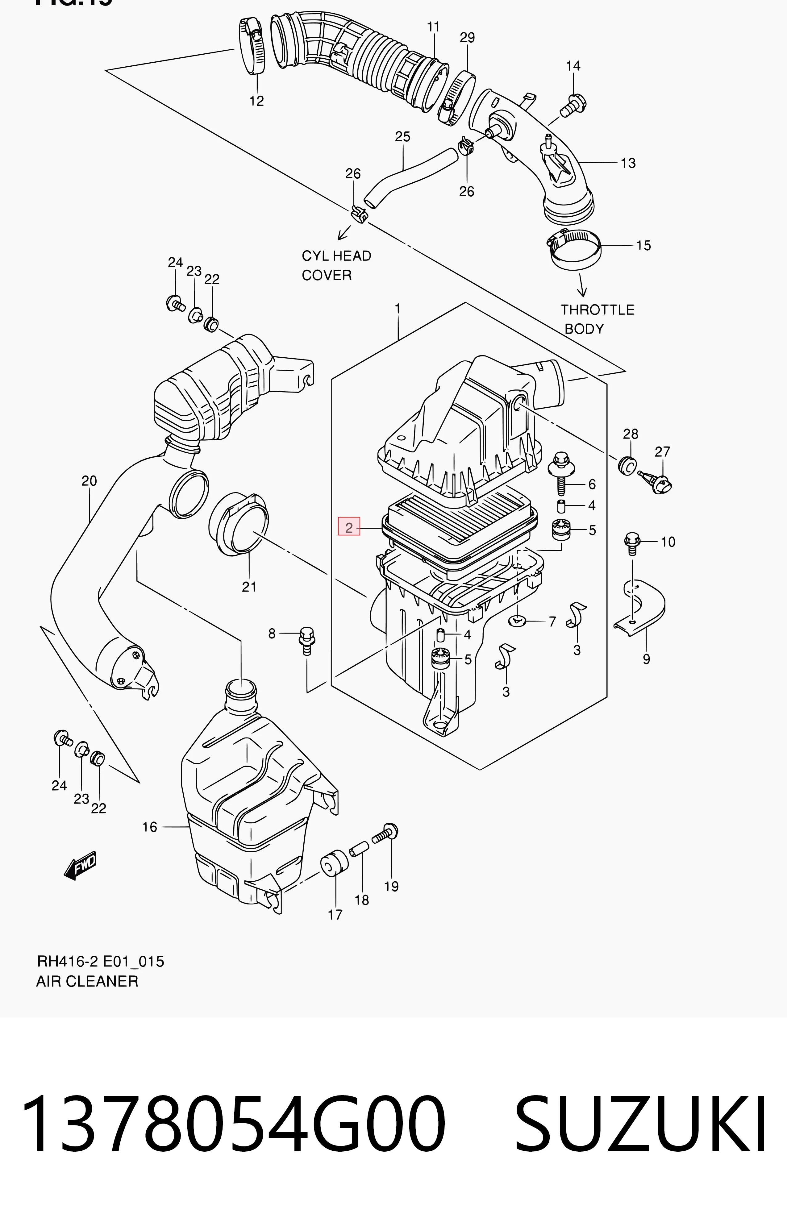 Воздушный фильтр IPA921 Interparts