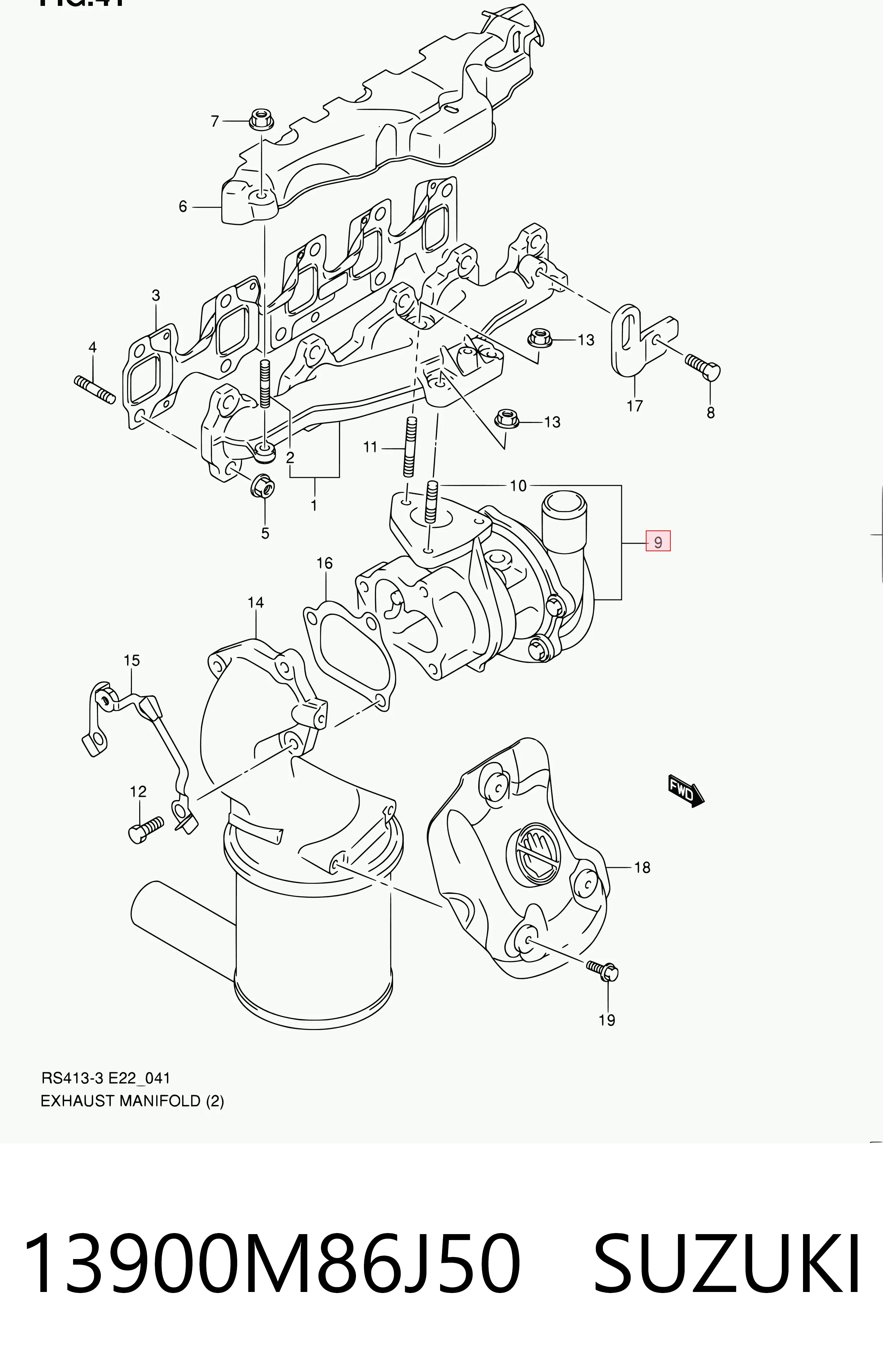 Турбина 011TM16708000 Mahle Original