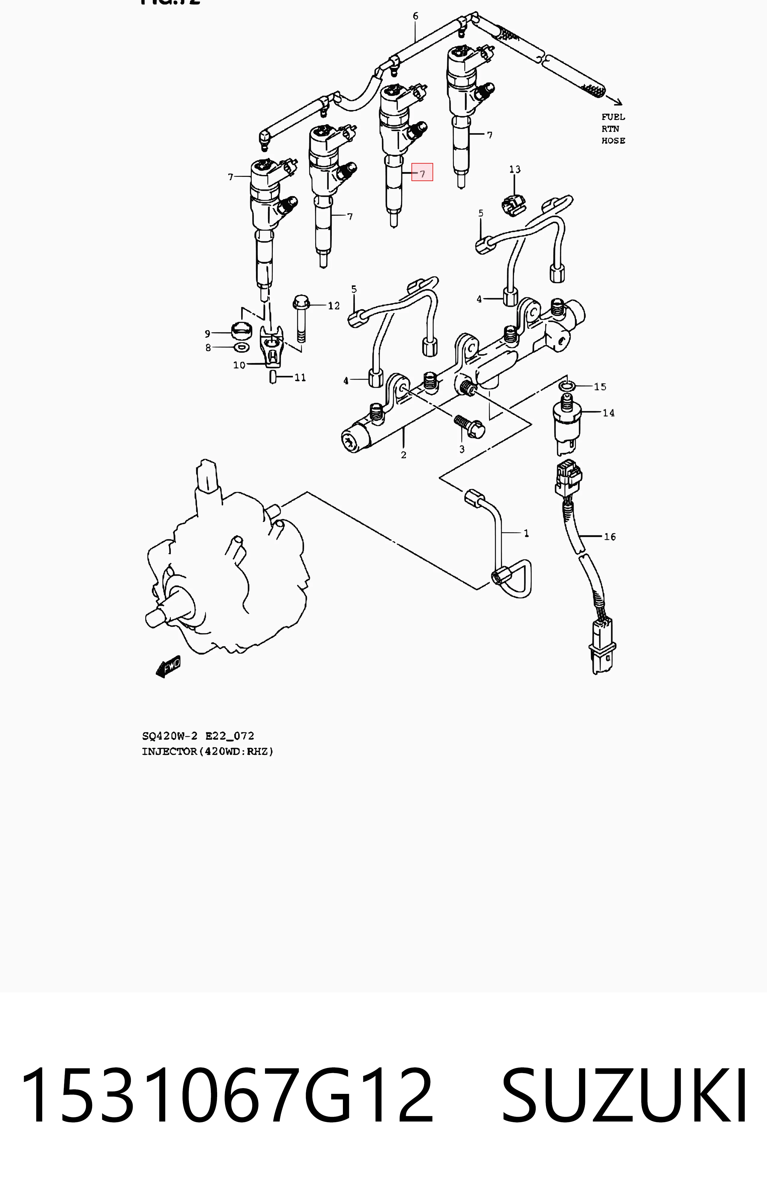 Топливные форсунки 9456182480 Fiat/Alfa/Lancia