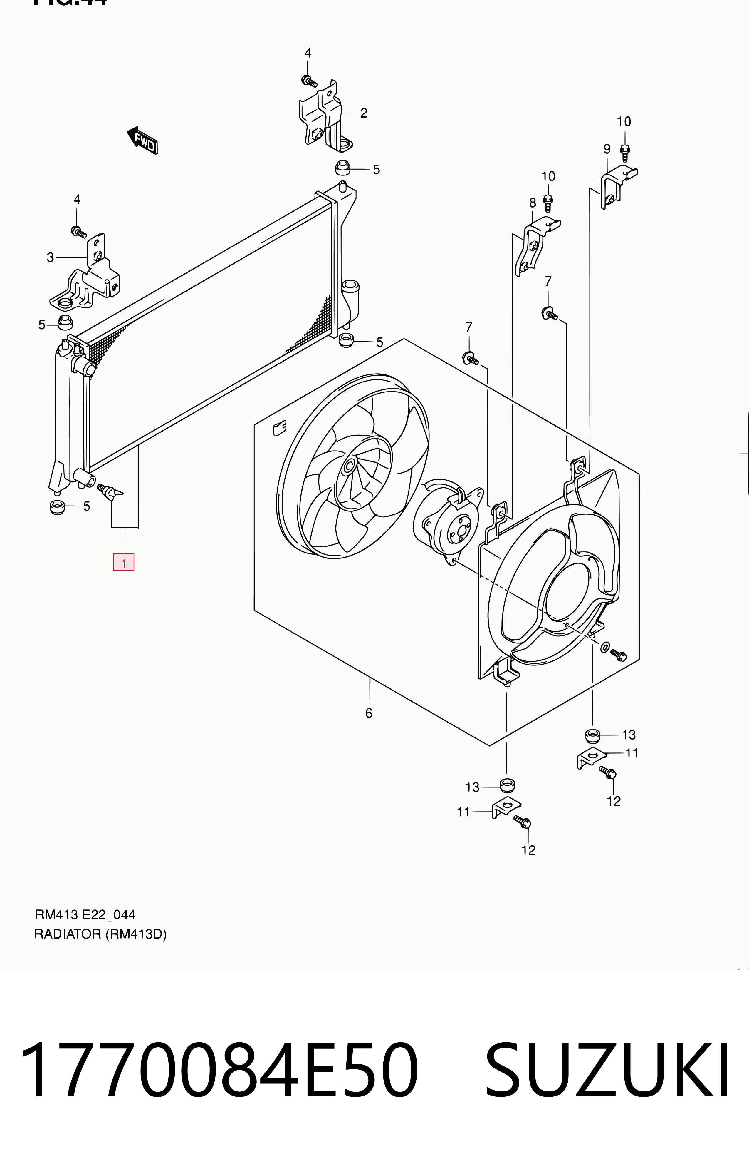 Радиатор охлаждения Polcar 5503084