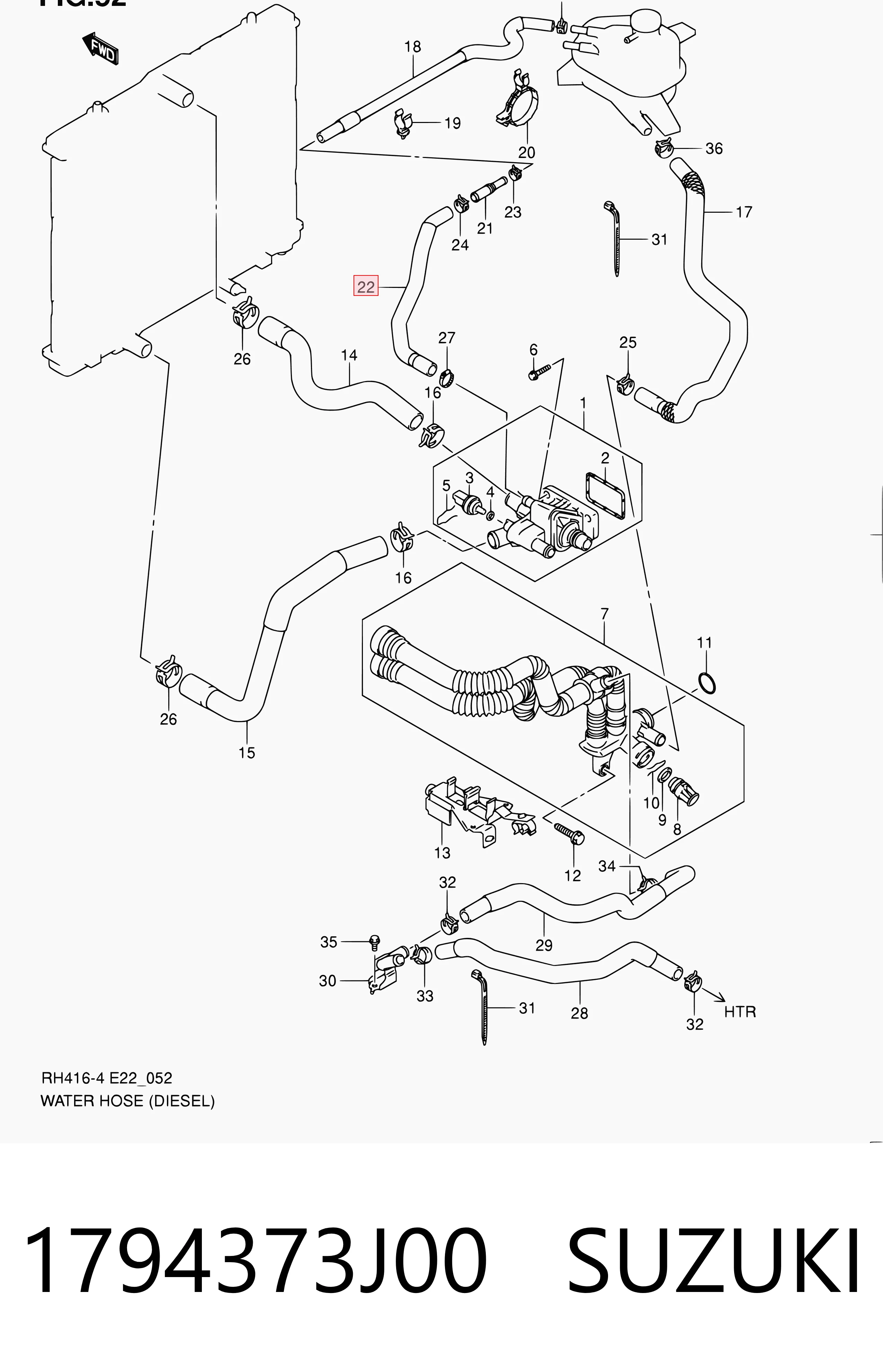 1794373J00 Suzuki