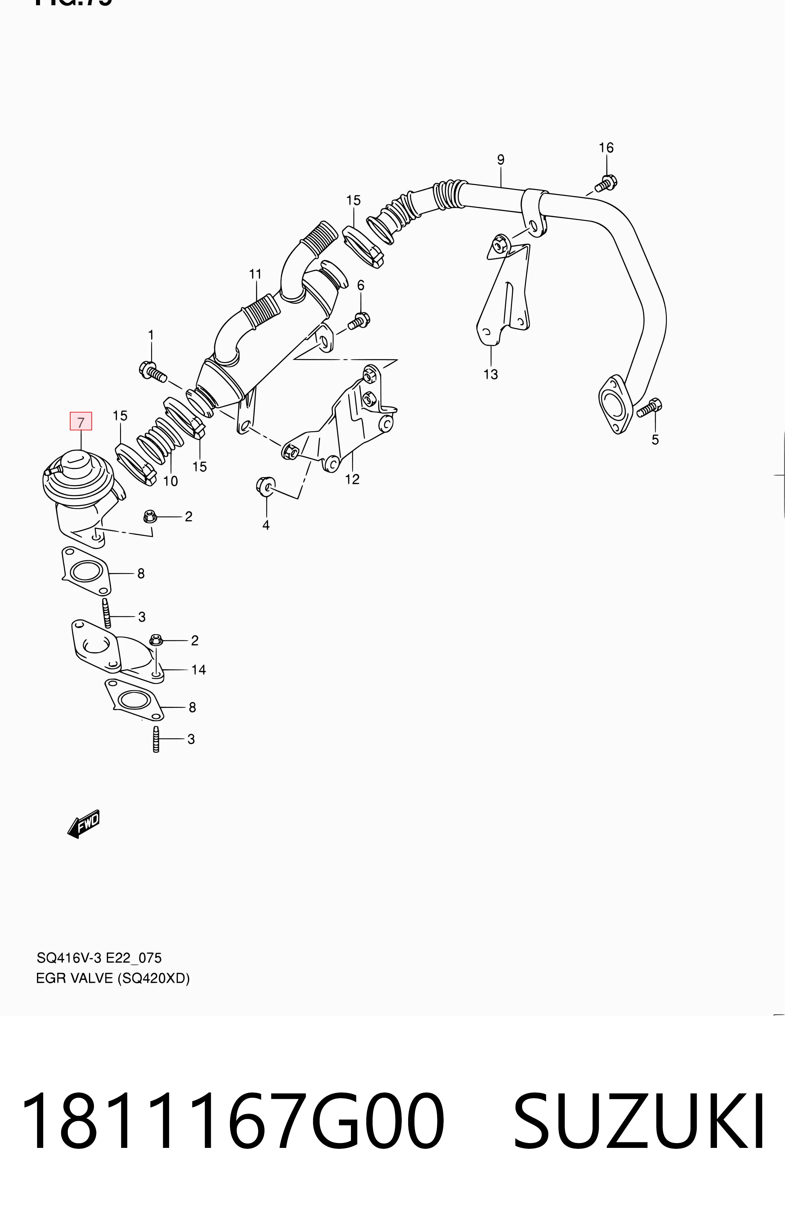 Клапан ЕГР EV102 Magneti Marelli