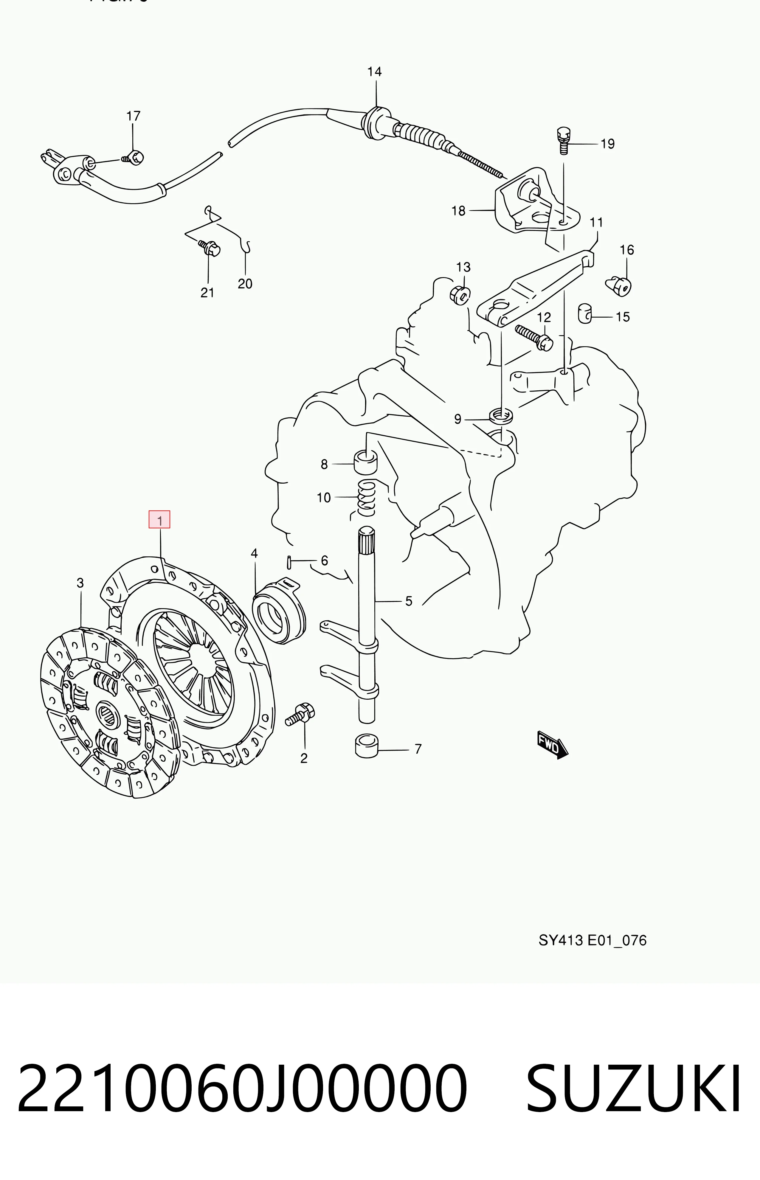 Корзина сцепления 3121087106000 Daihatsu