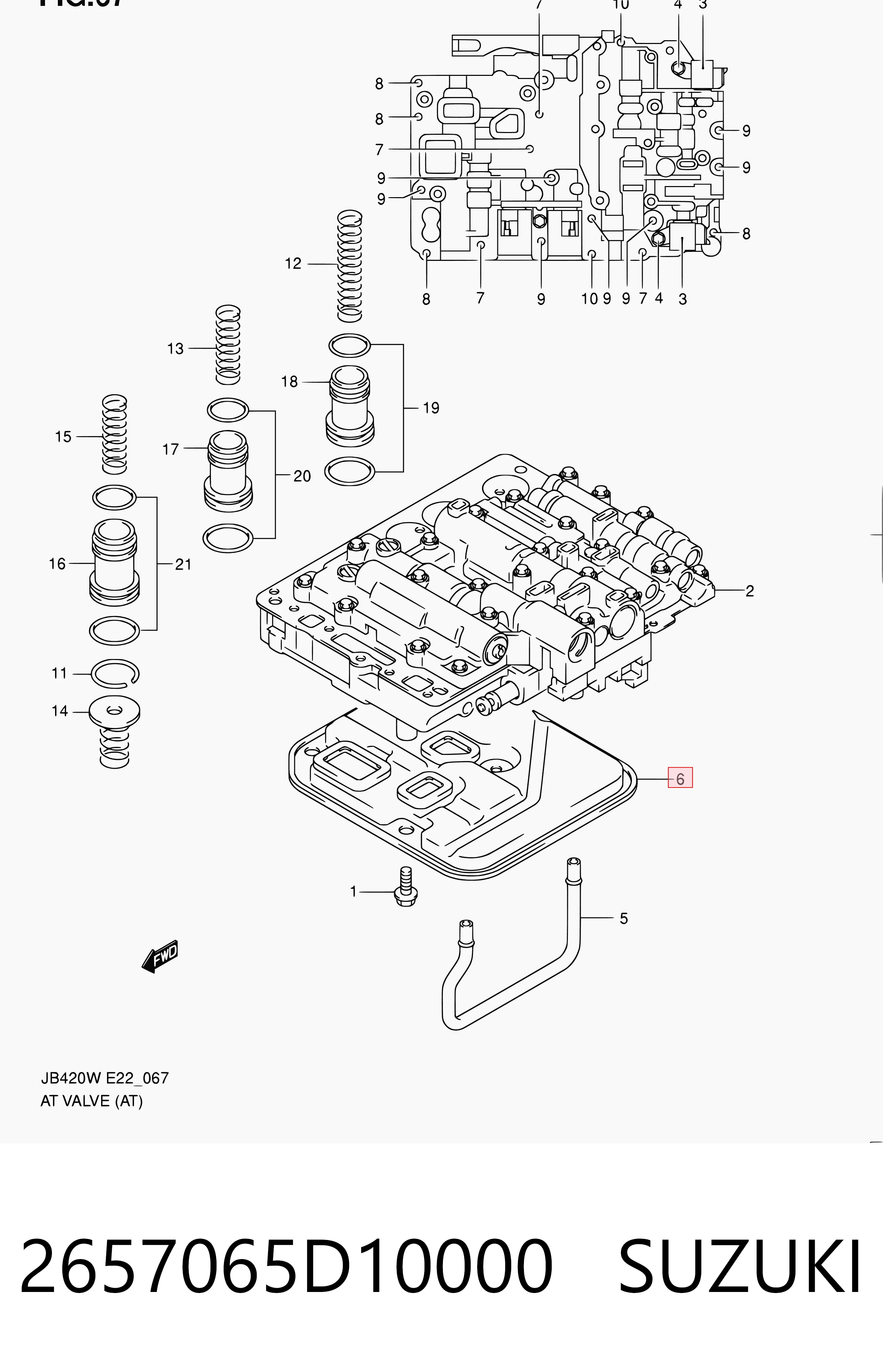 Фильтр АКПП TASU1400 Topsauto