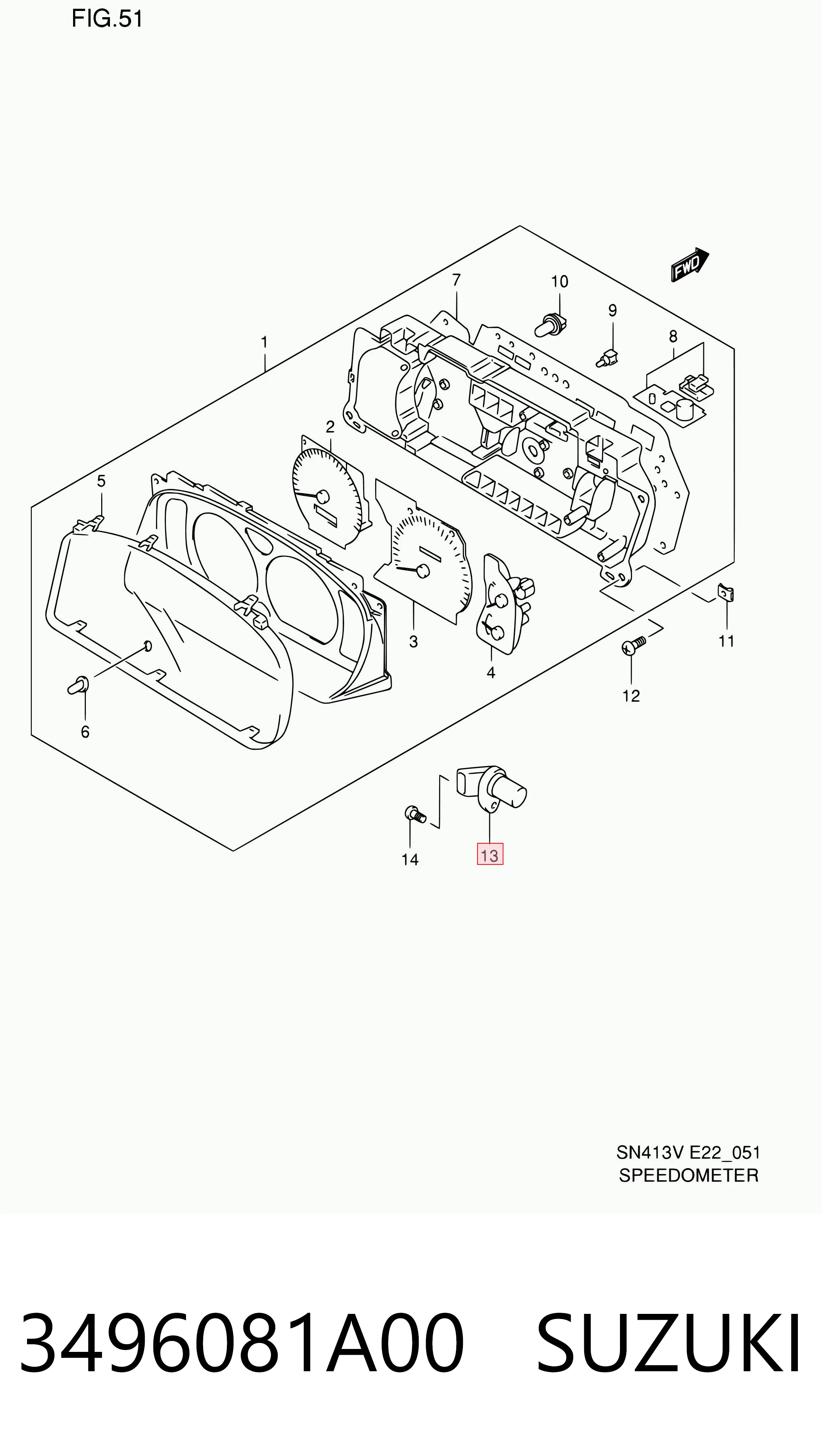 3496081A00 Suzuki 