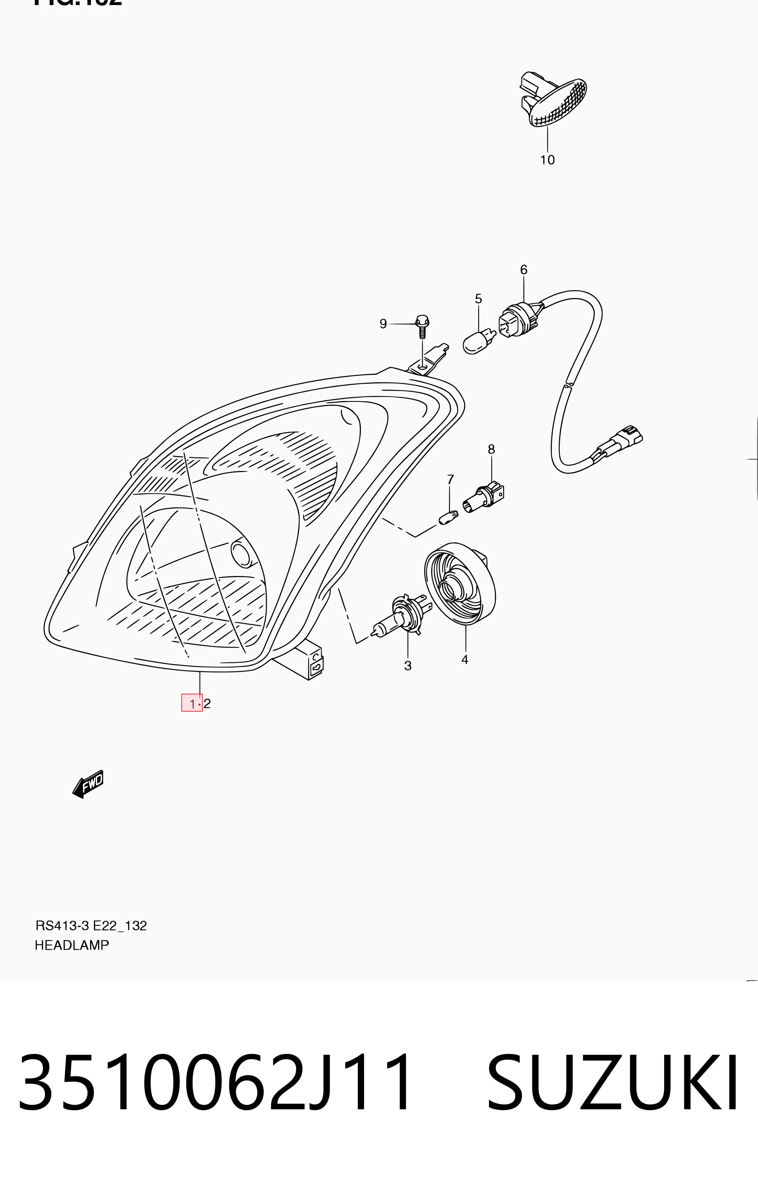 Правая блок фара Polcar 7423100E цена, от 60.24 USD