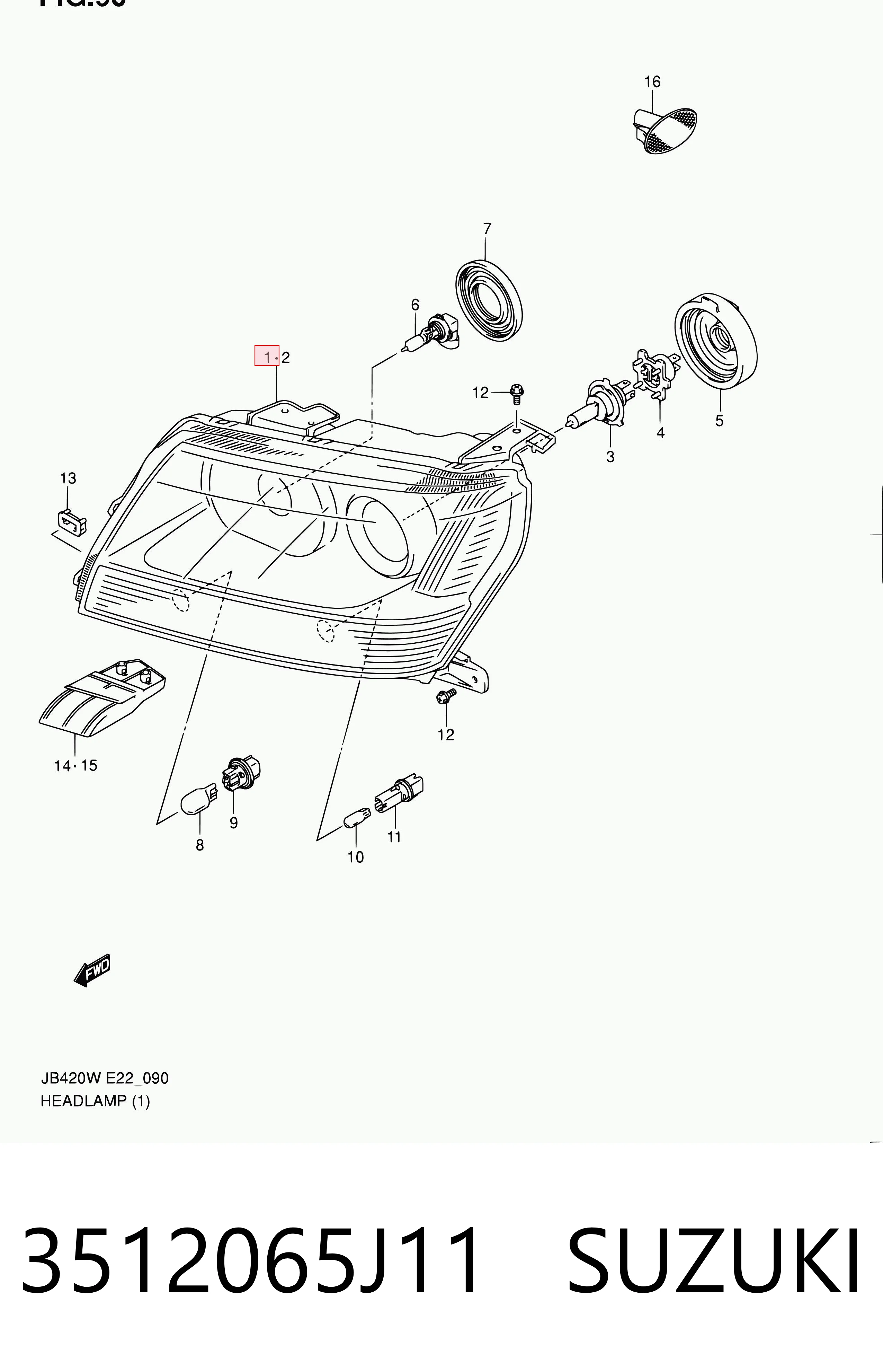 Правая блок фара Polcar 7426102E цена, от 166.48 USD