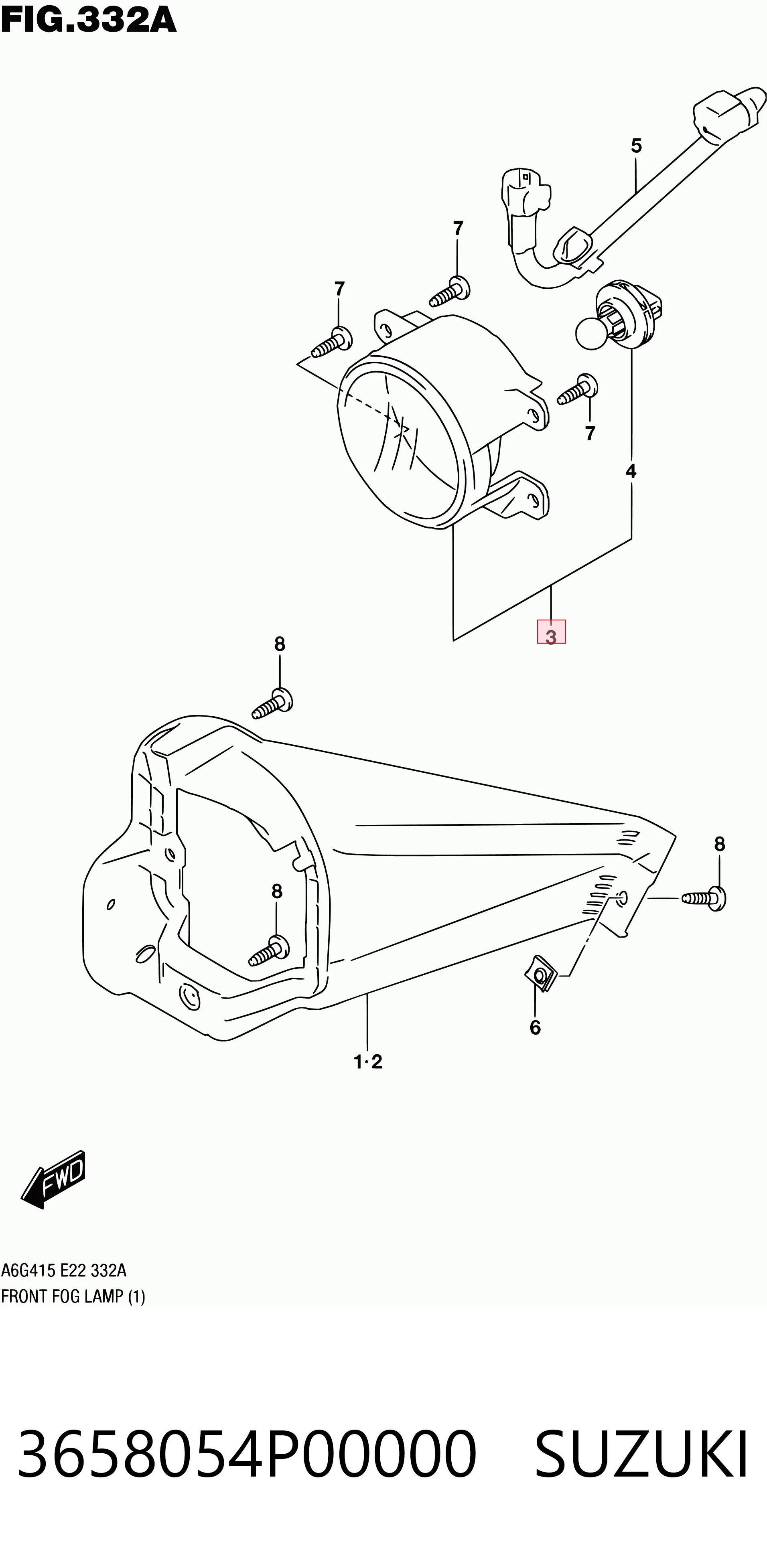 266006117R Nissan/Infiniti Фара дневного света