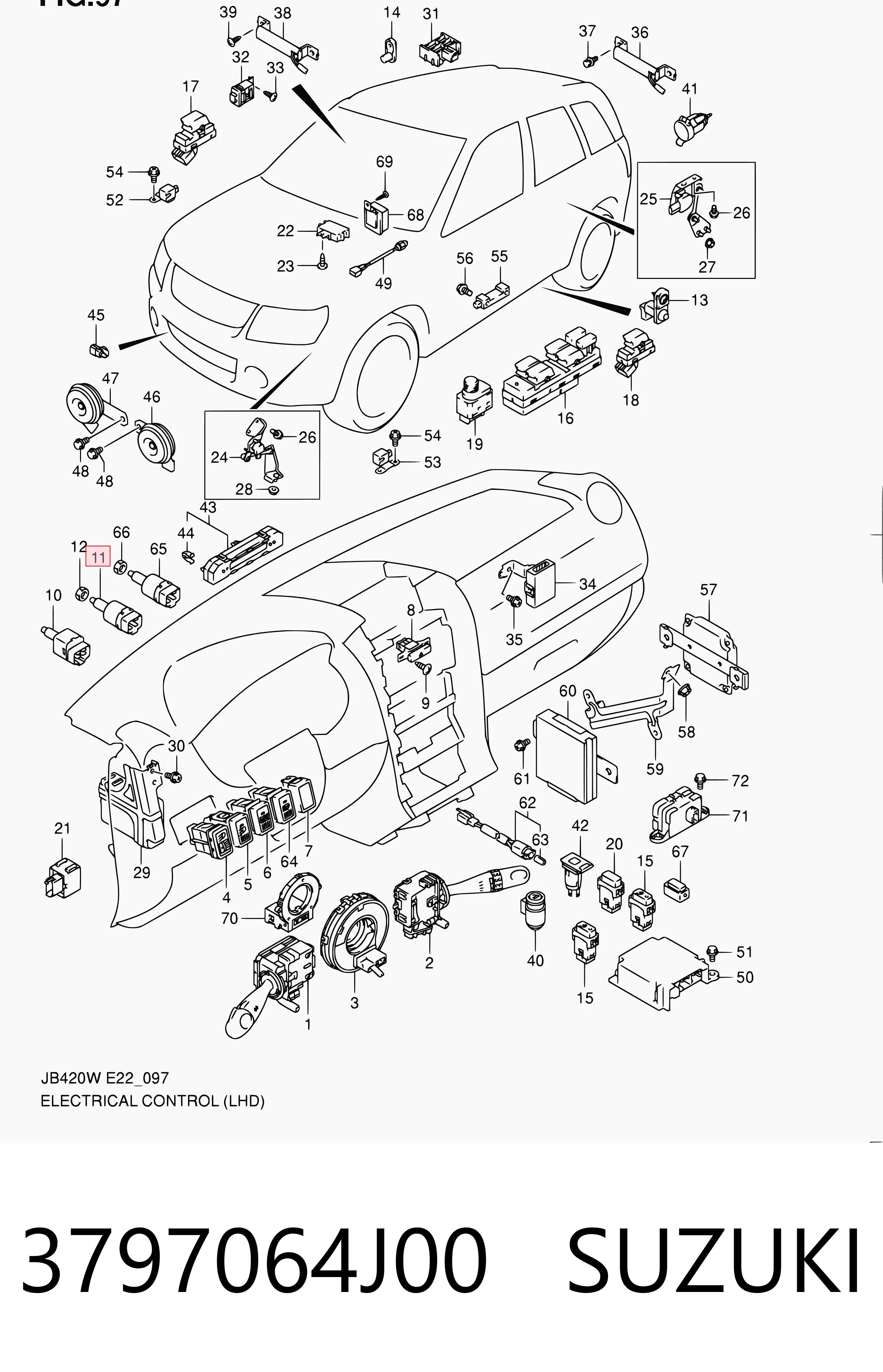 Датчик включения сцепления Opel 95508026