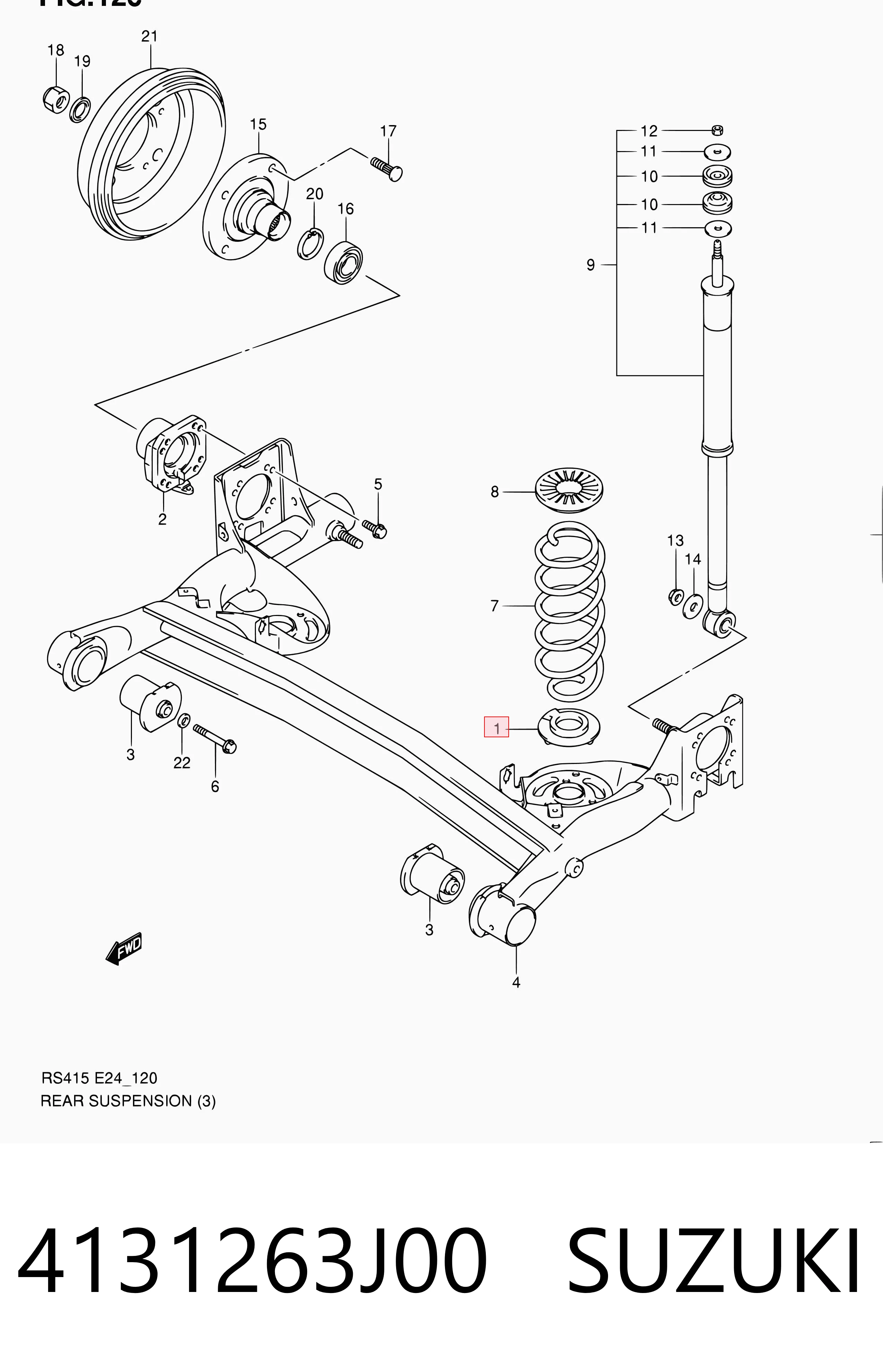 4131263J00 Suzuki