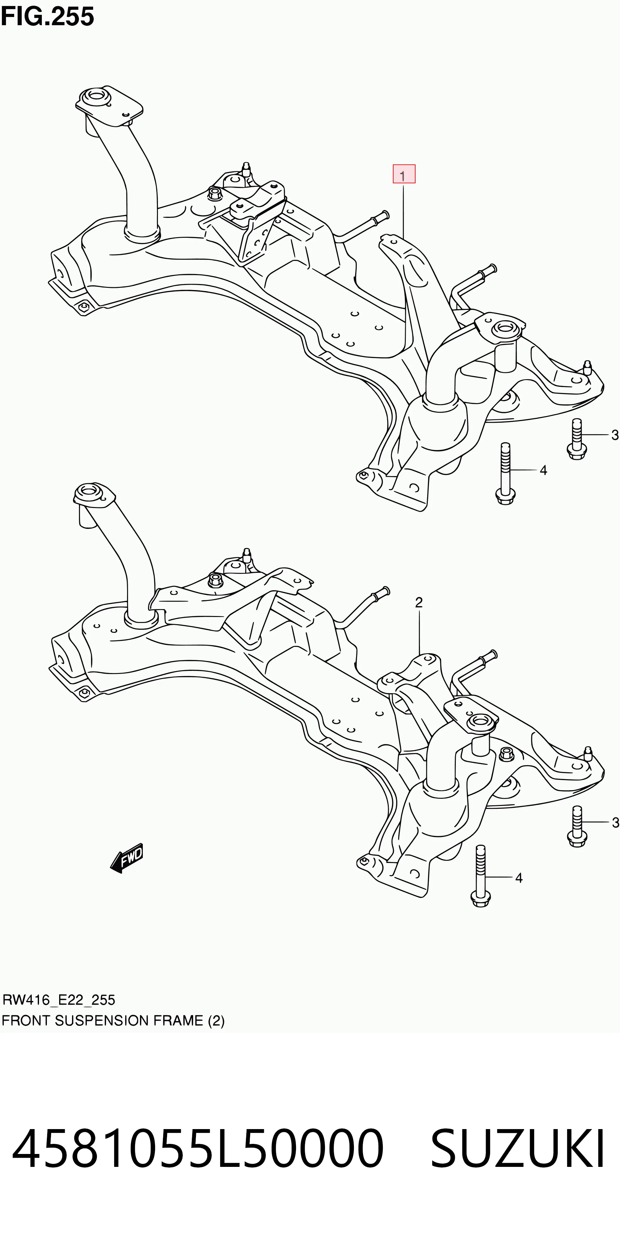 Передняя балка GH GH595204 цена, от 281.43 USD