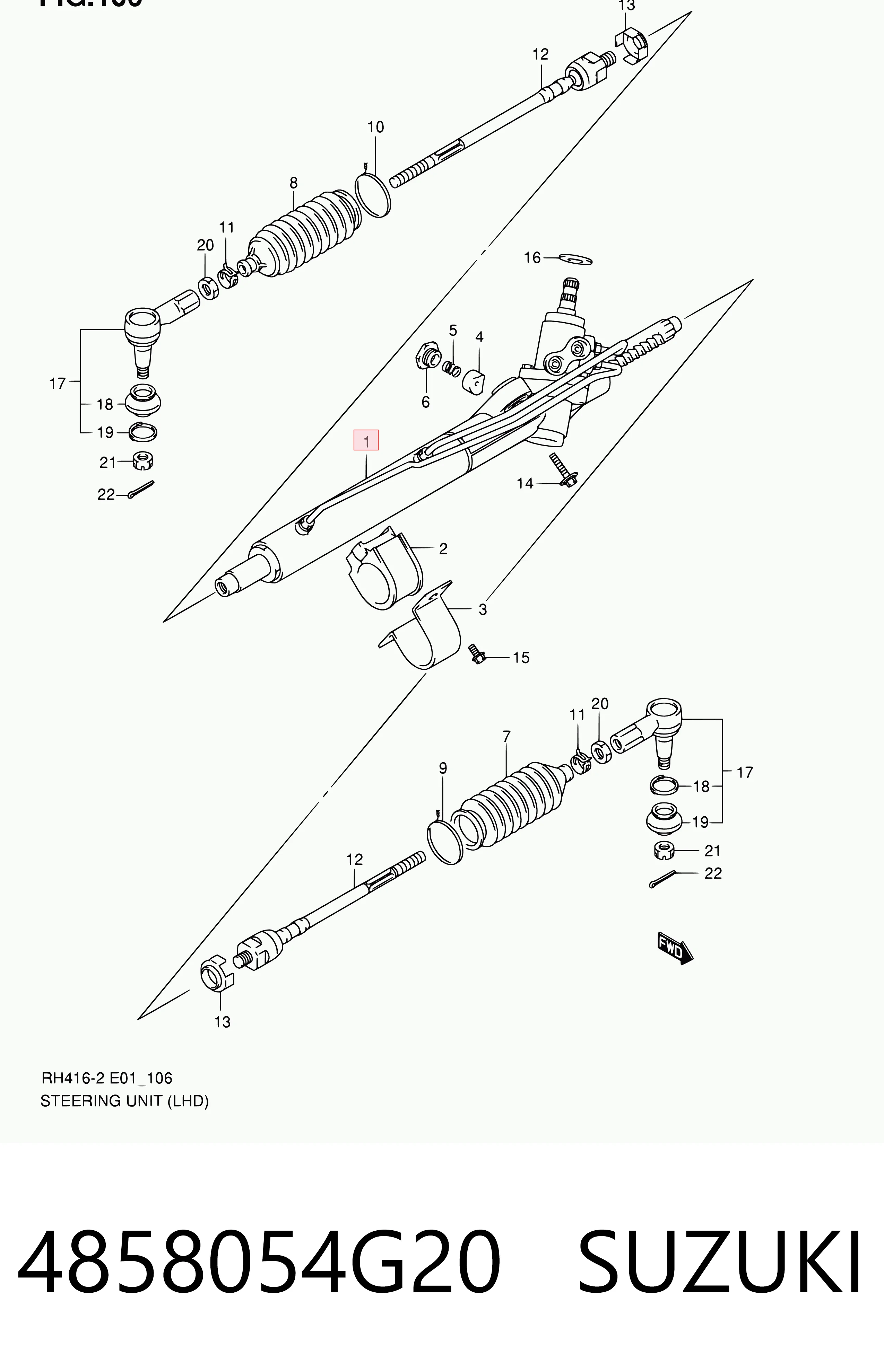 Реечный рулевой механизм AGR SZ9205 цена, от 227.78 USD