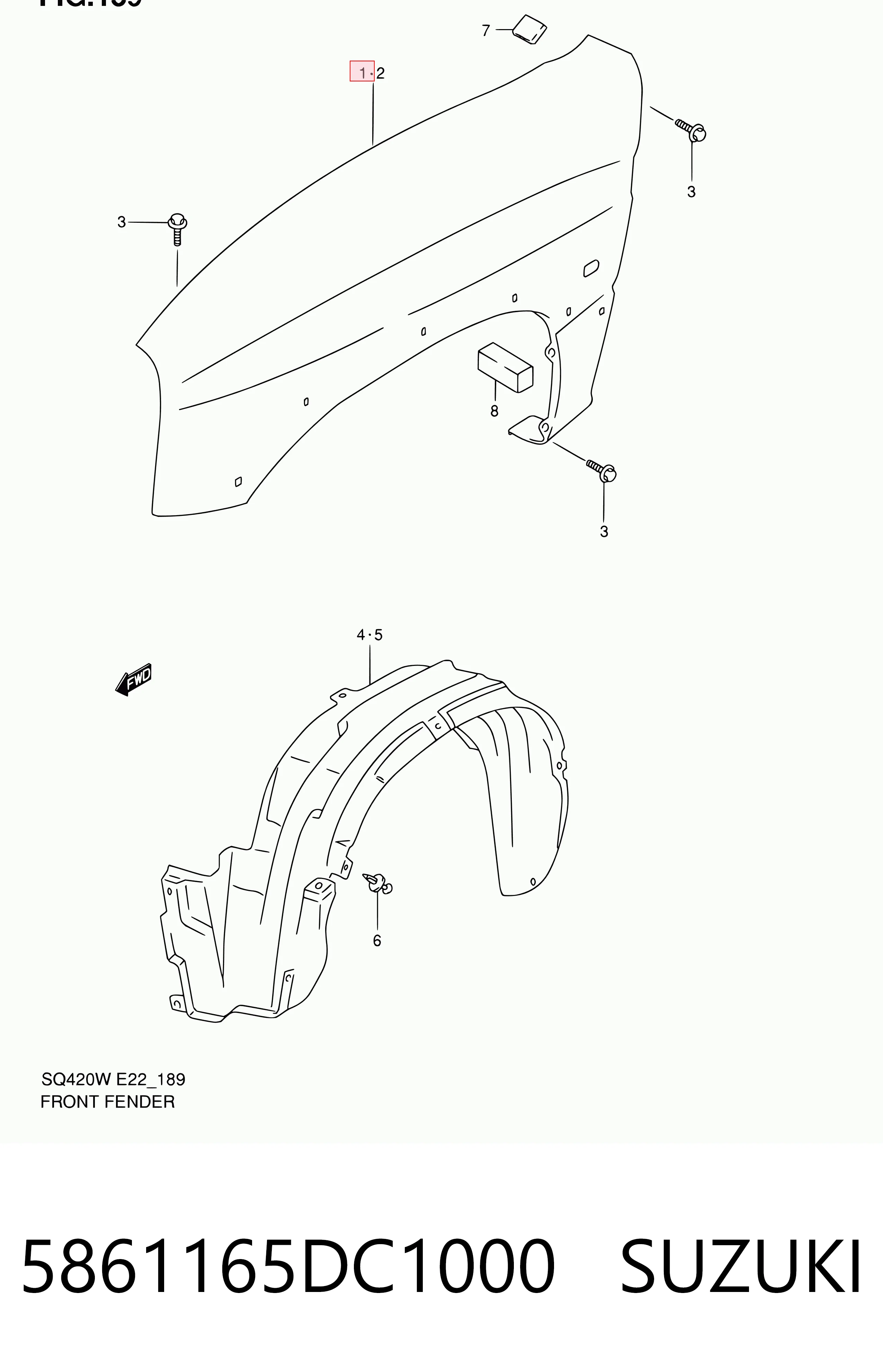 Боковая часть передняя правая Signeda PSZ10015DR цена, от 53.71 USD