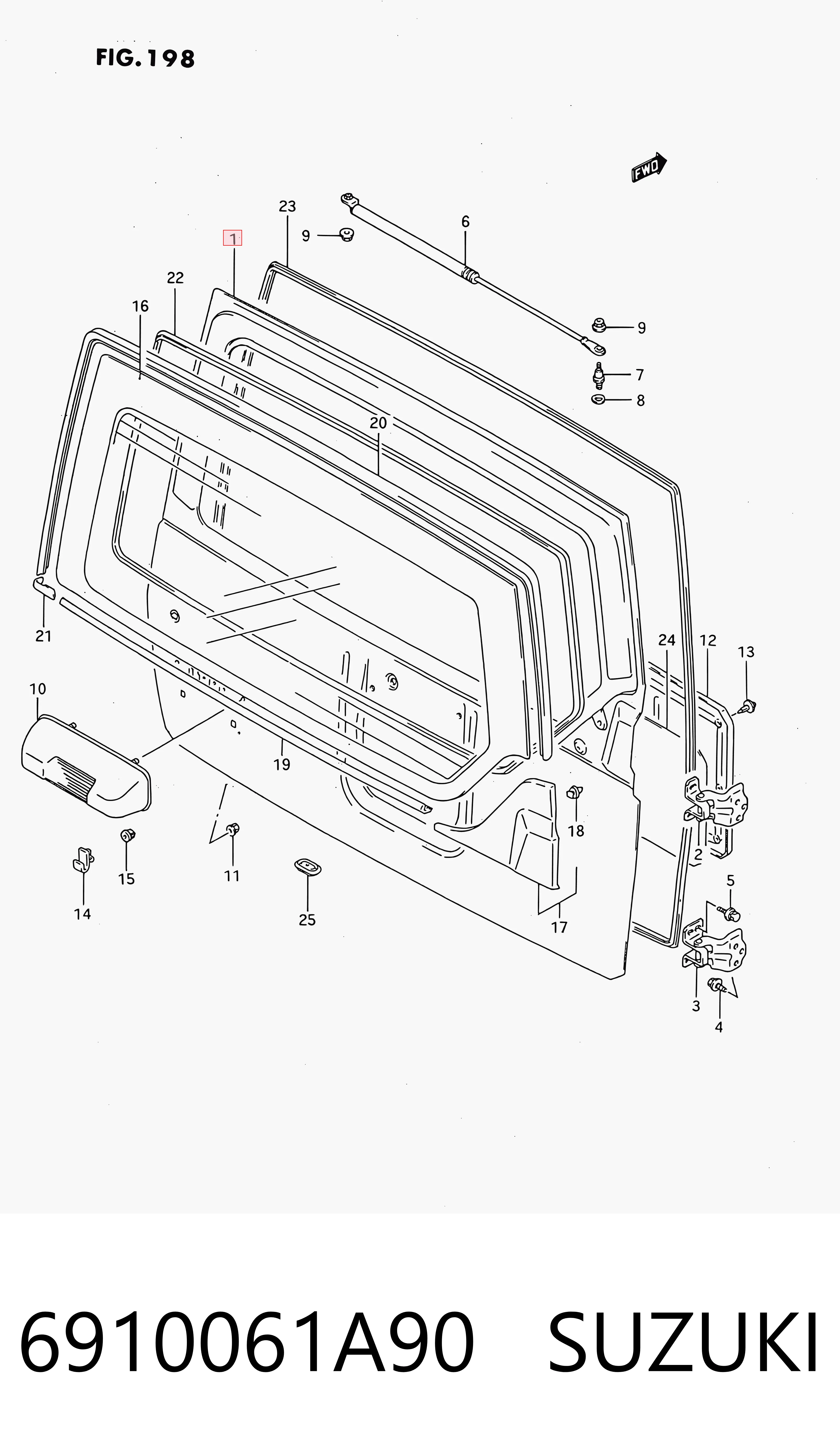 Пятая дверь Suzuki Vitara внедорожник (ETJA) (1988 - 1998) цена, от 133.07 USD