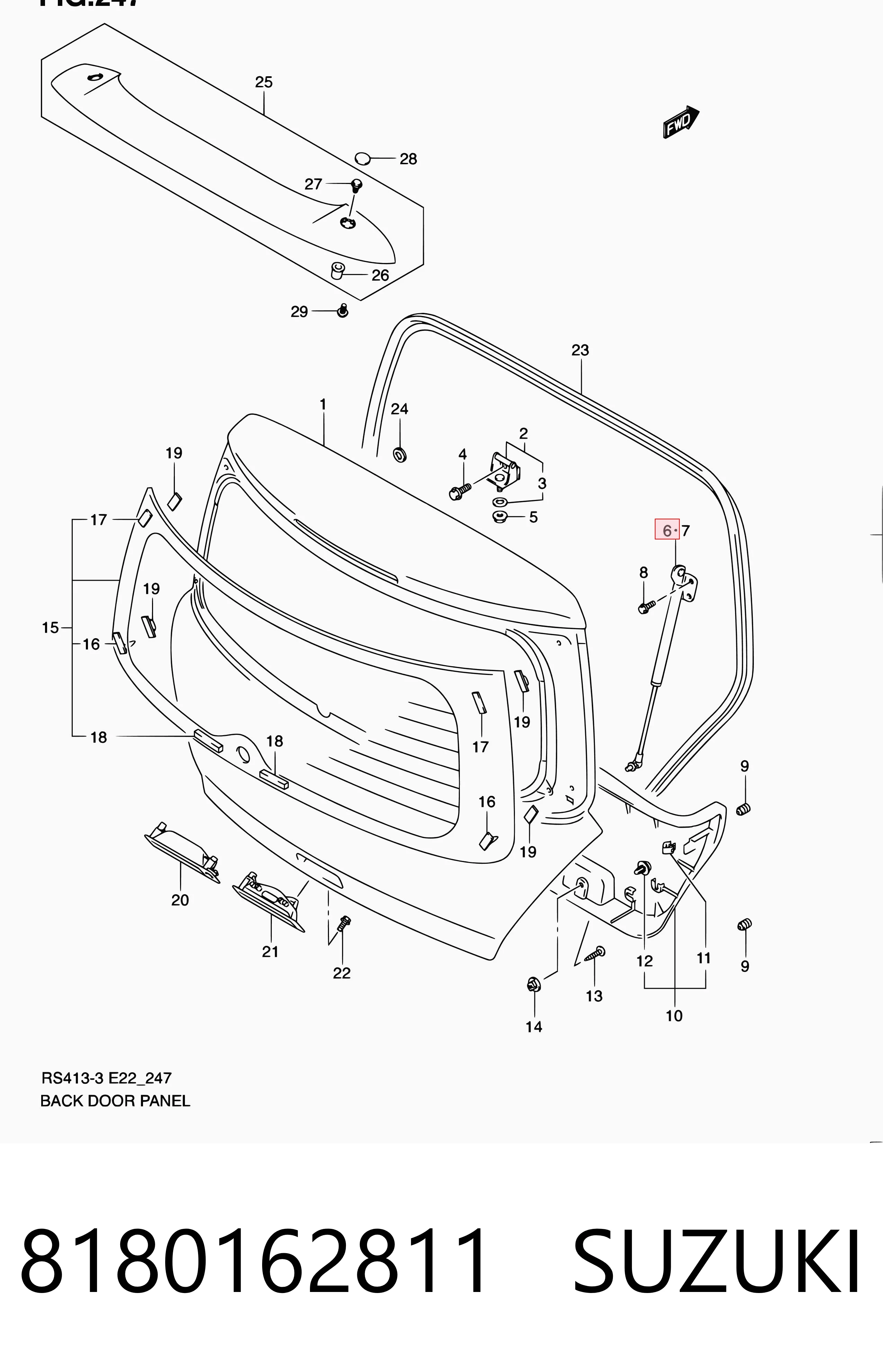 Купить 430719103900 Magneti Marelli Амортизатор двери багажника
